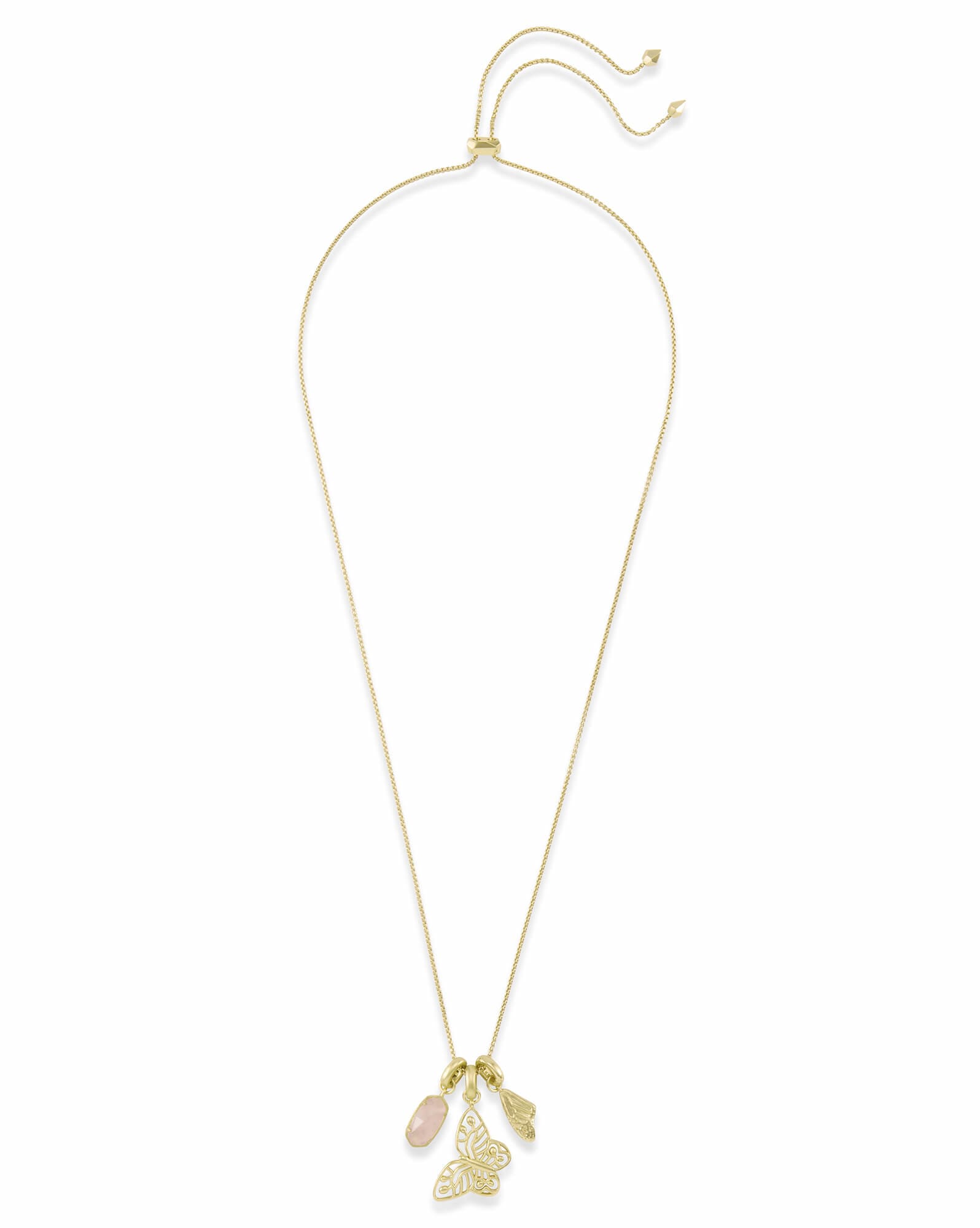 Metastatic Breast Cancer Charm Necklace Set