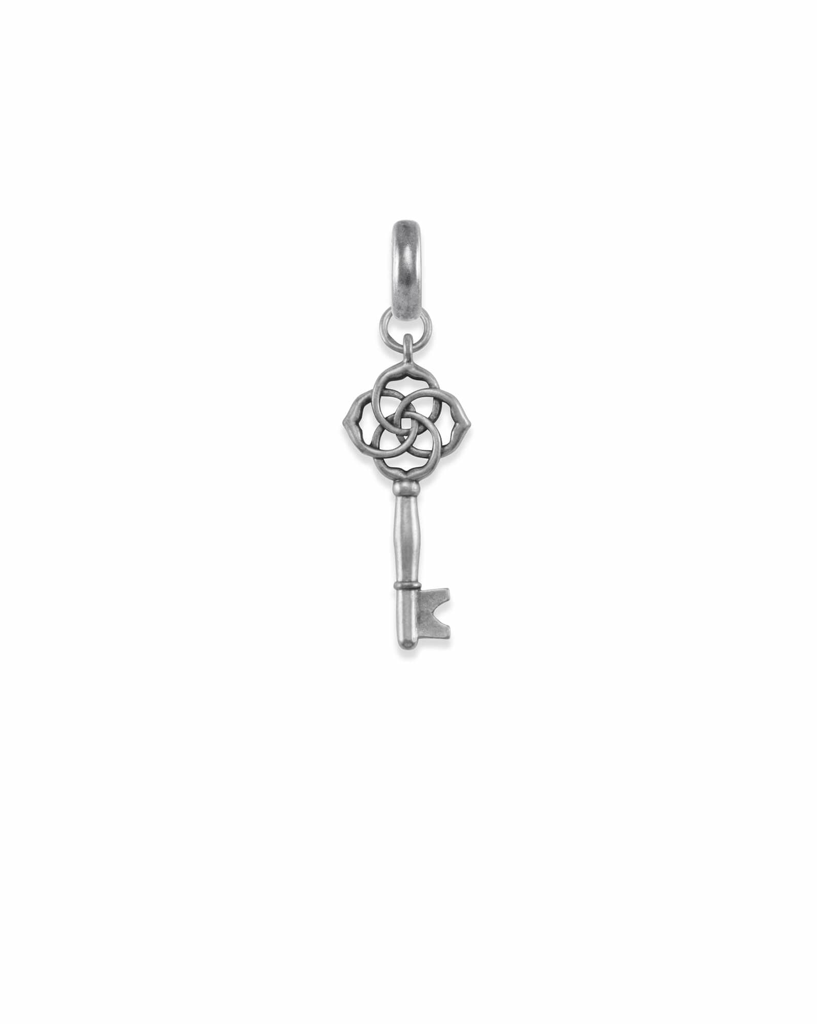 Home & Shelter Charm in Vintage Silver