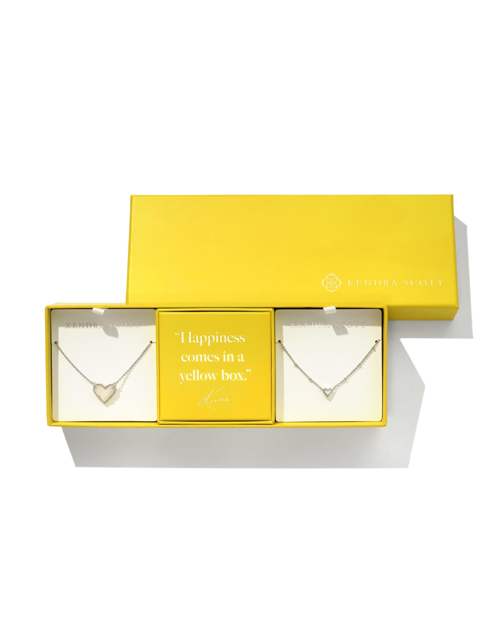 Ari Heart Silver Gift Set of 2 in Ivory Mother-of-Pearl
