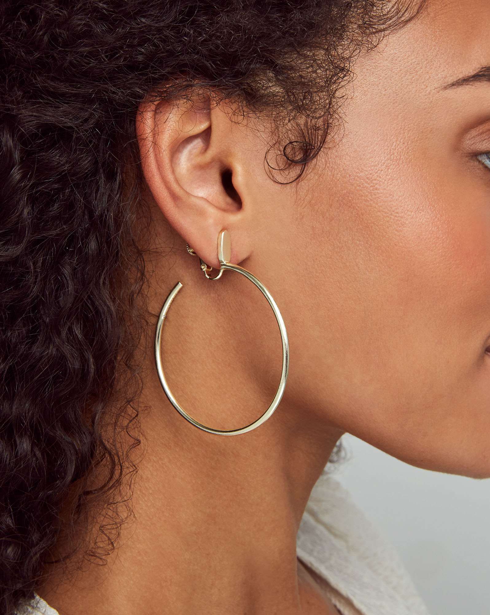 Pepper Clip On Hoop Earrings