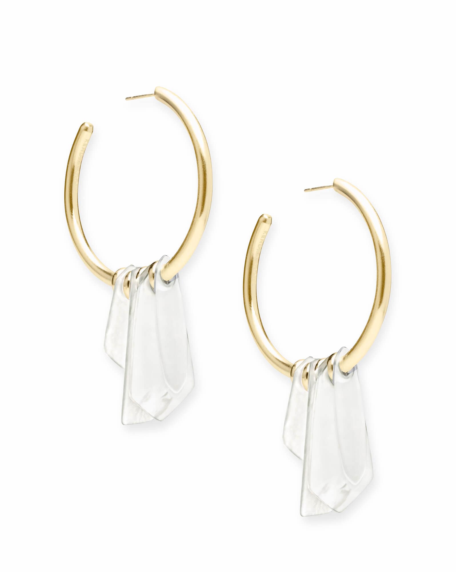 Gaby Statement Earrings in Gold