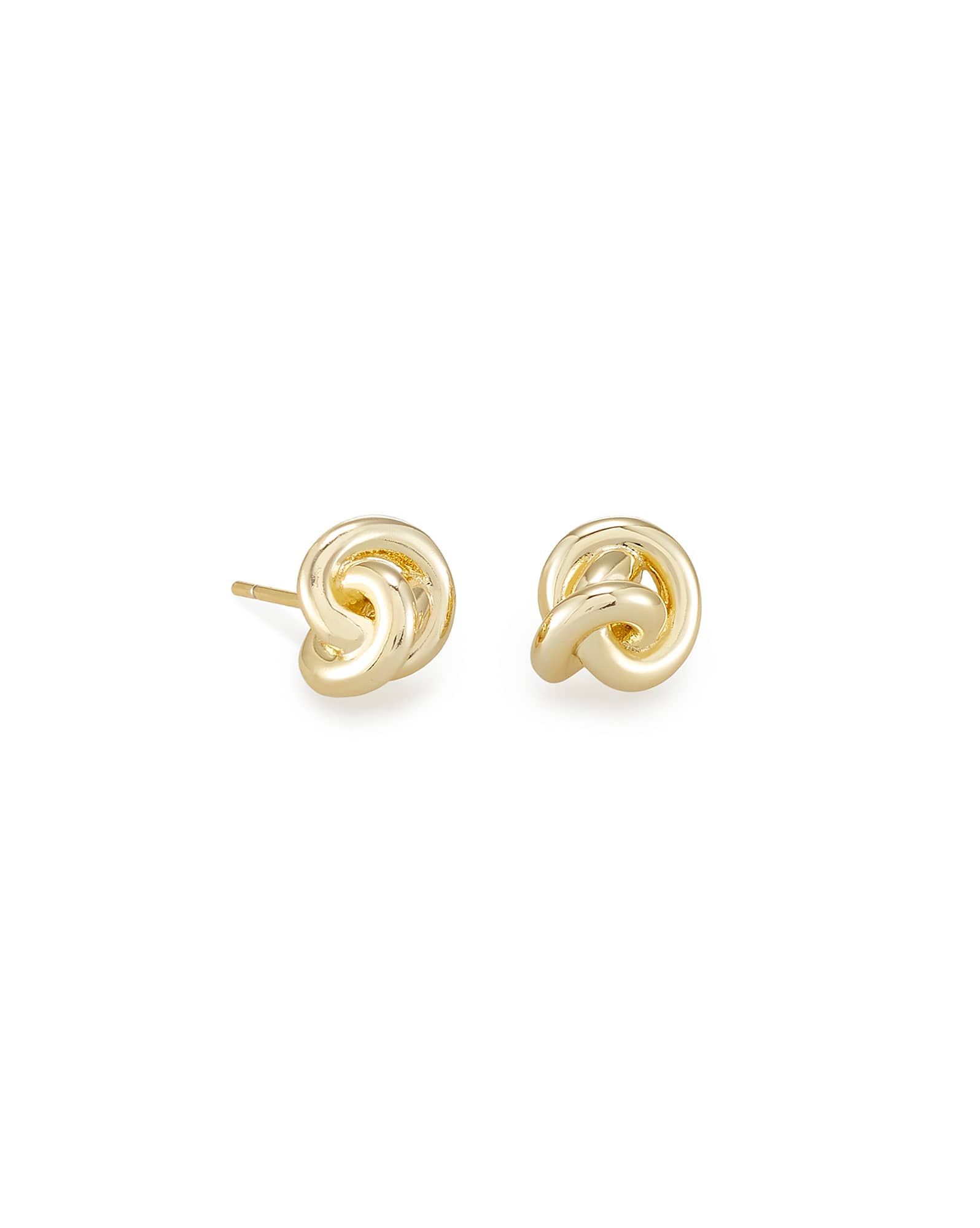 Presleigh Love Knot Stud Earrings in Gold