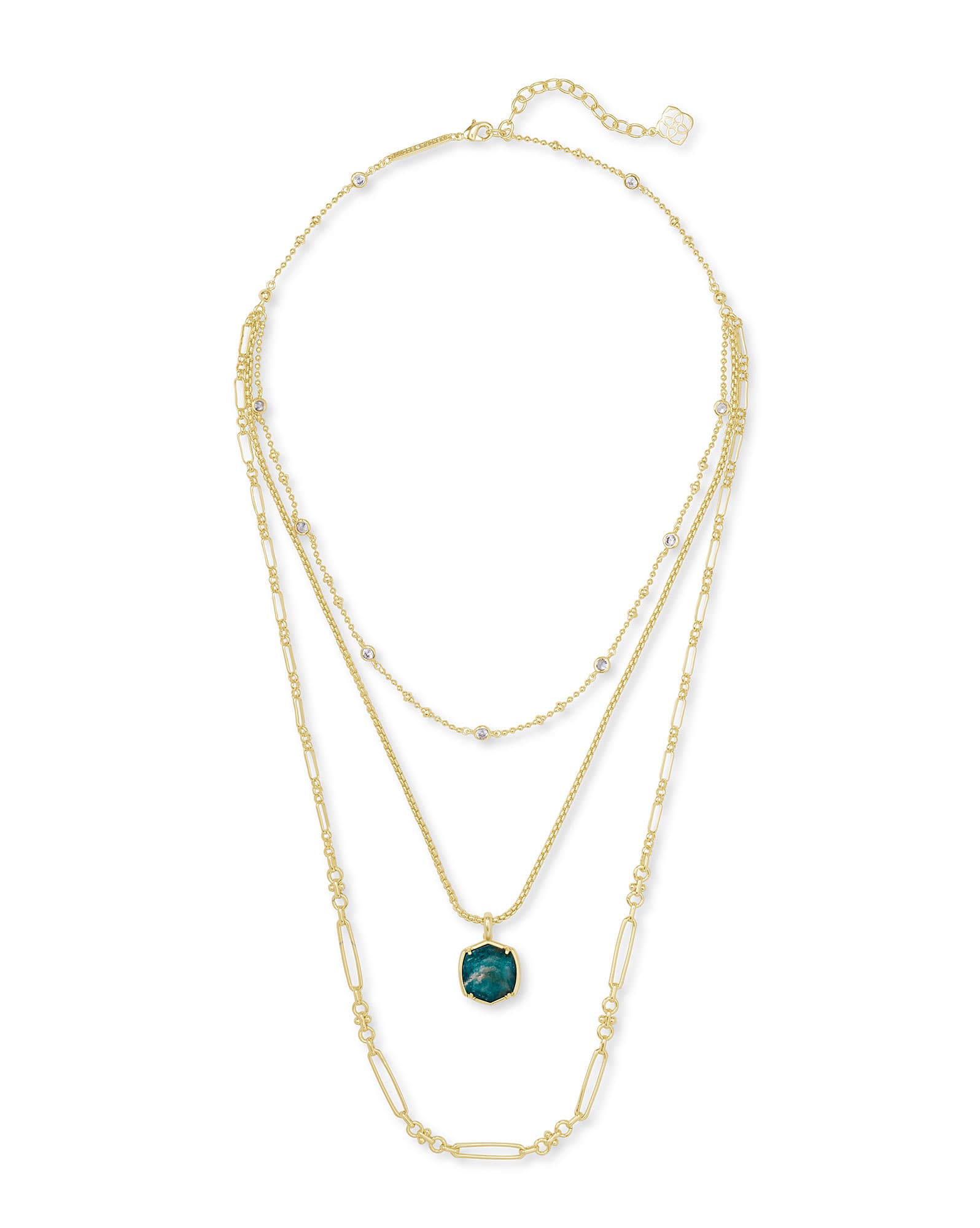 Davis Triple Strand Necklace