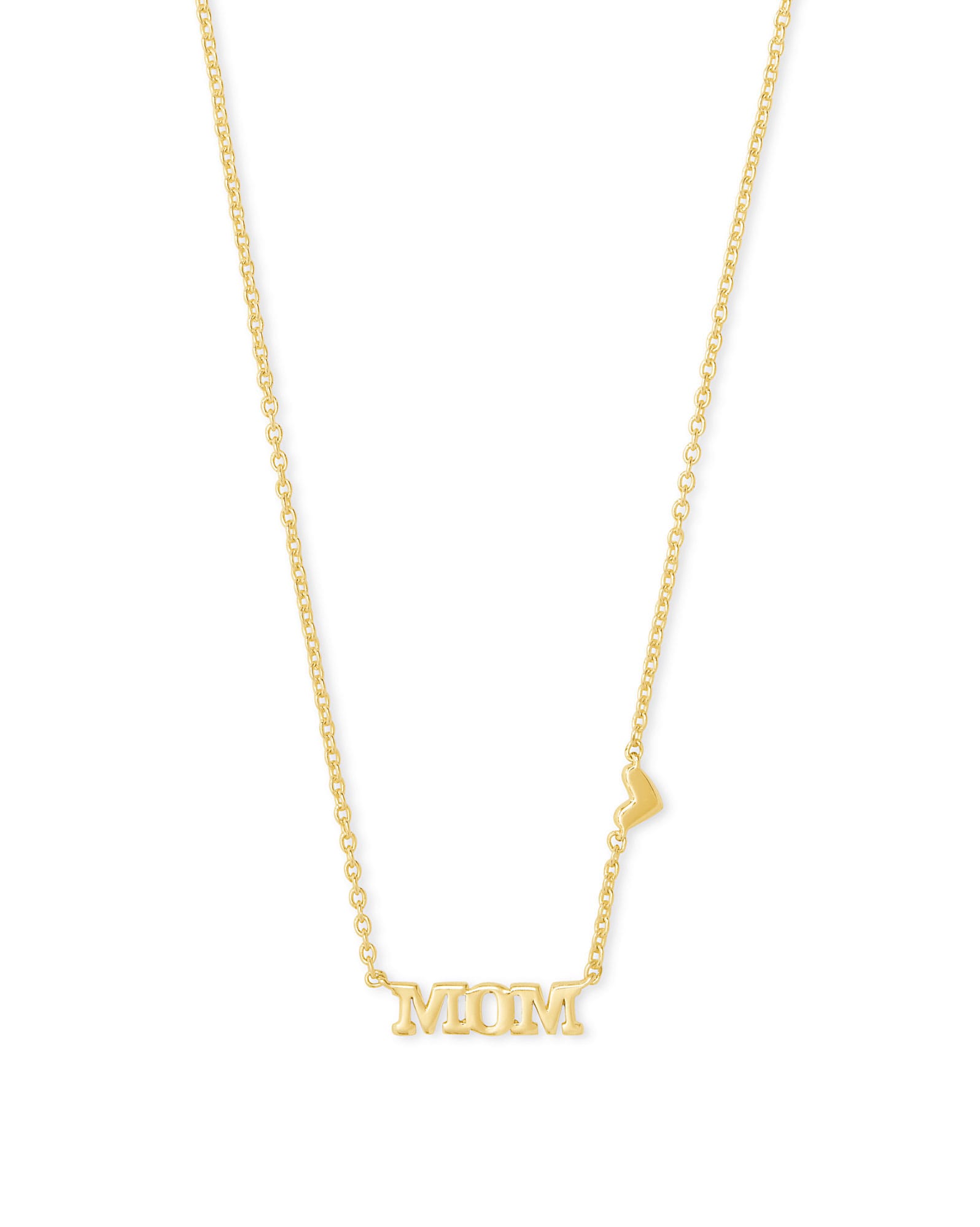 Mom Pendant Necklace in Gold