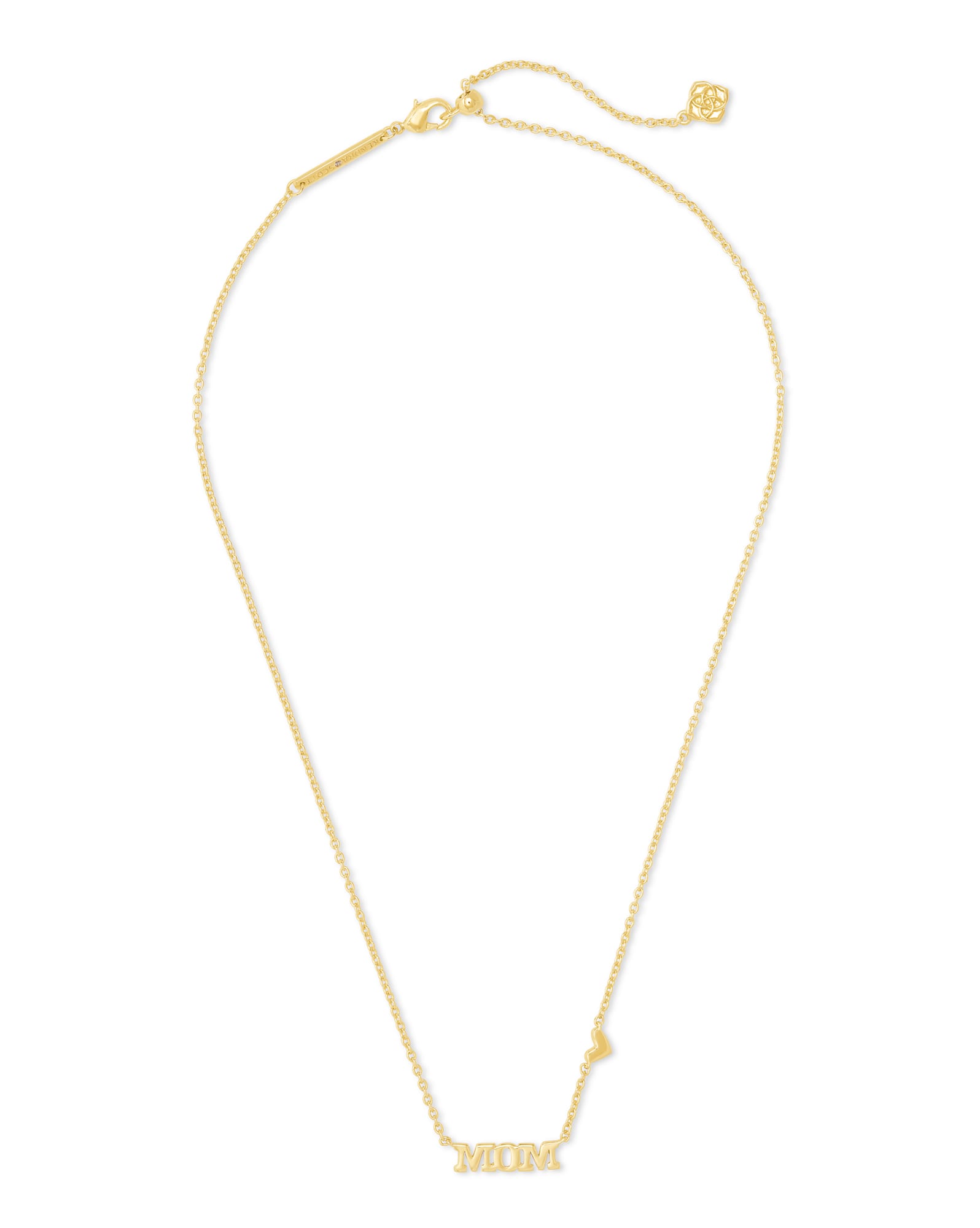 Mom Pendant Necklace in Gold