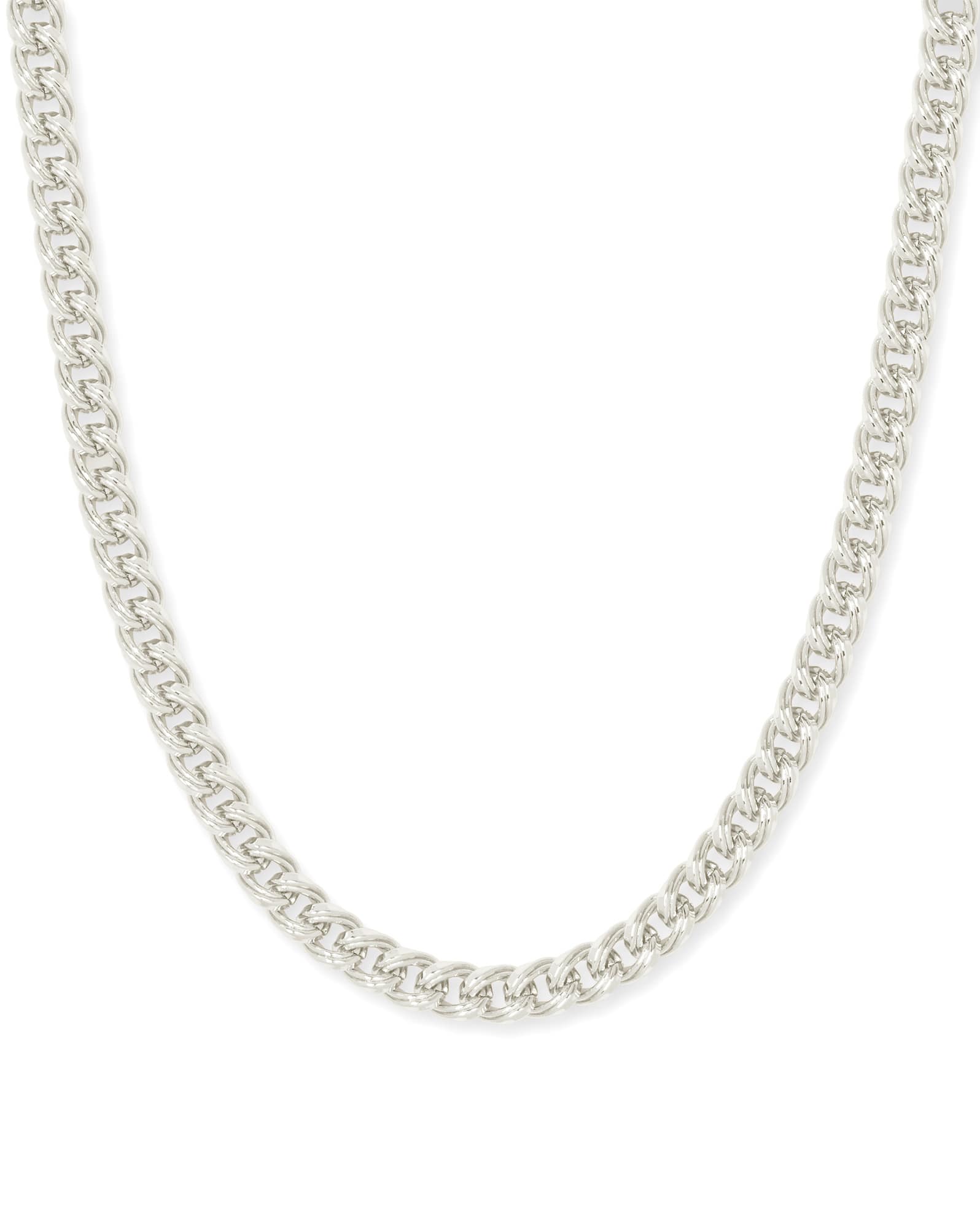 Vincent Chain Necklace in Silver