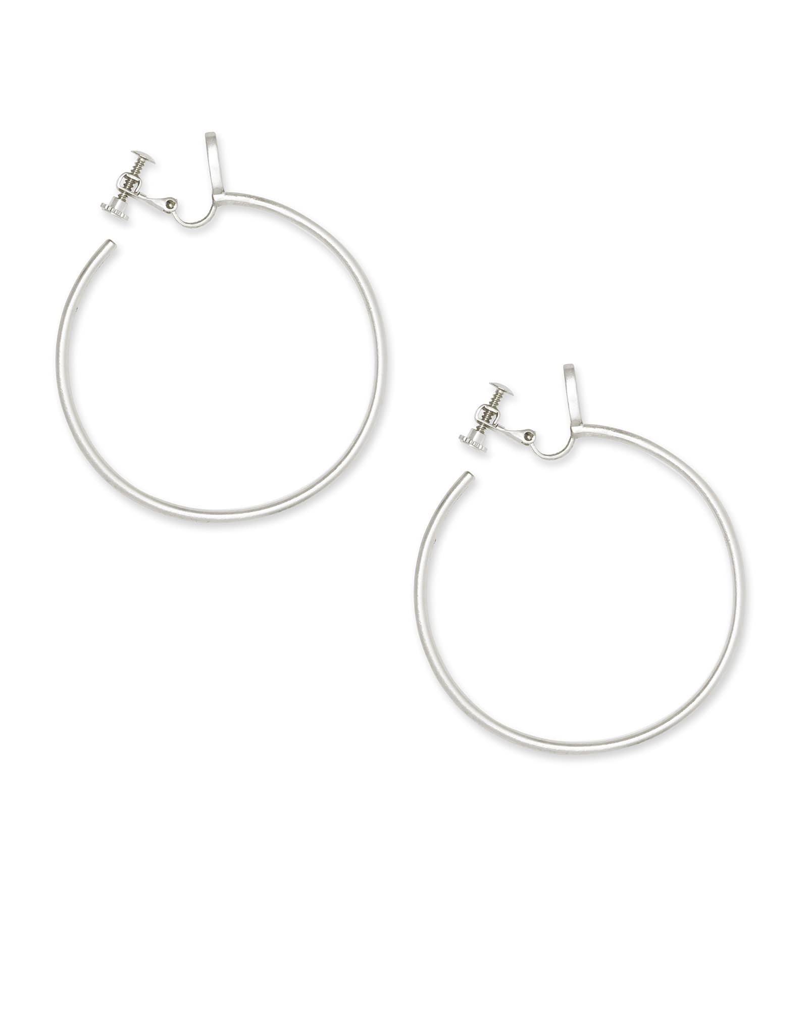 Pepper Clip On Hoop Earrings