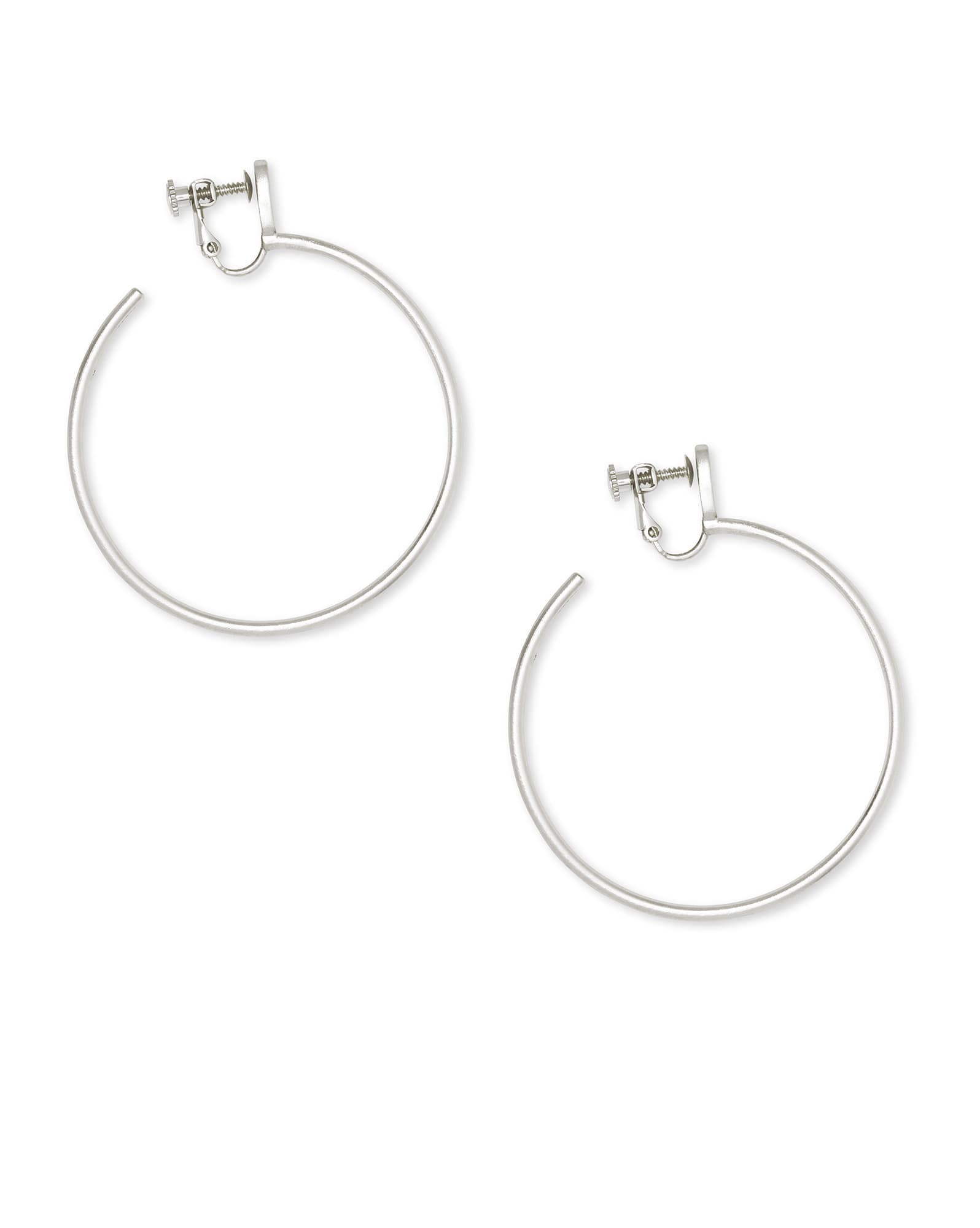 Pepper Clip On Hoop Earrings