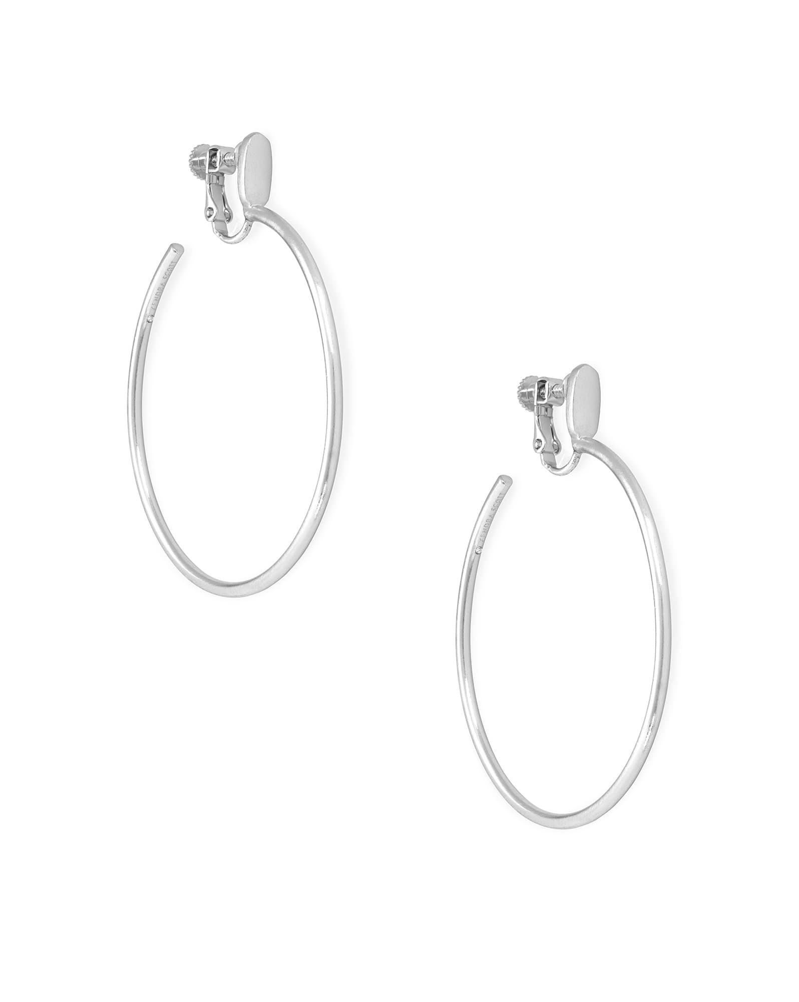Pepper Clip On Hoop Earrings