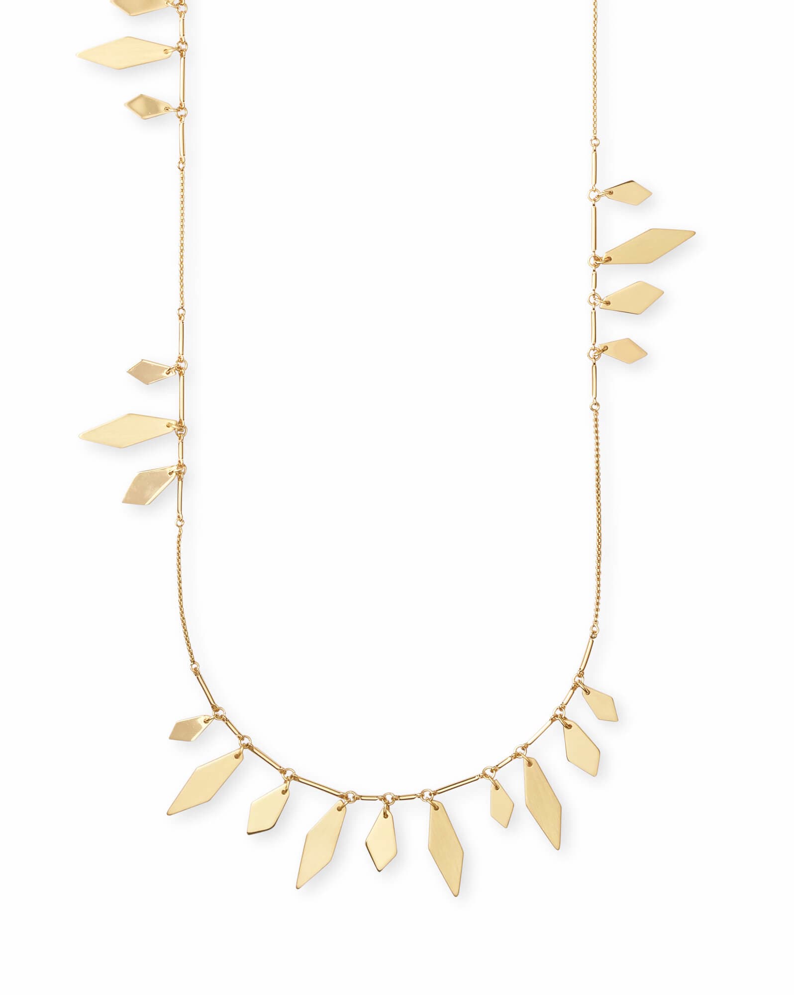 Blaine Long Necklace in Gold