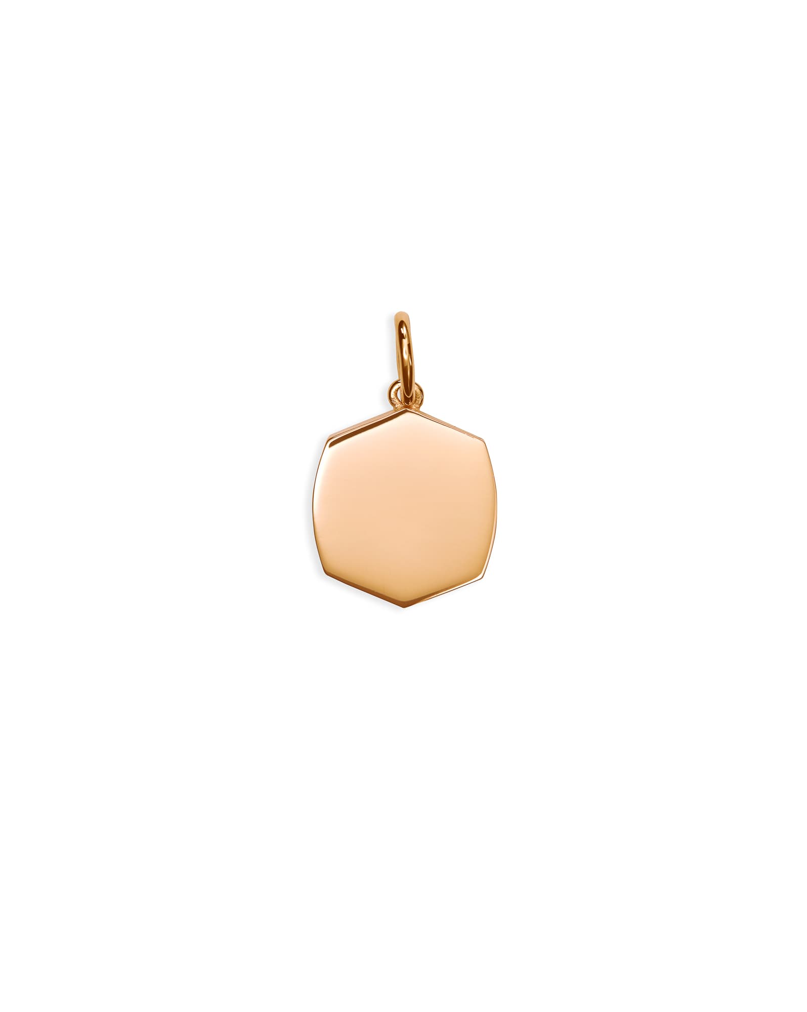 Davis Small Charm in 18k Rose Gold Vermeil