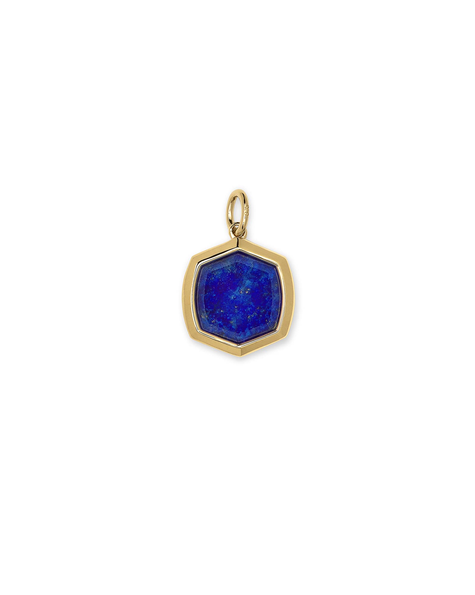 Davis 18k Gold Vermeil Charm in Blue Lapis
