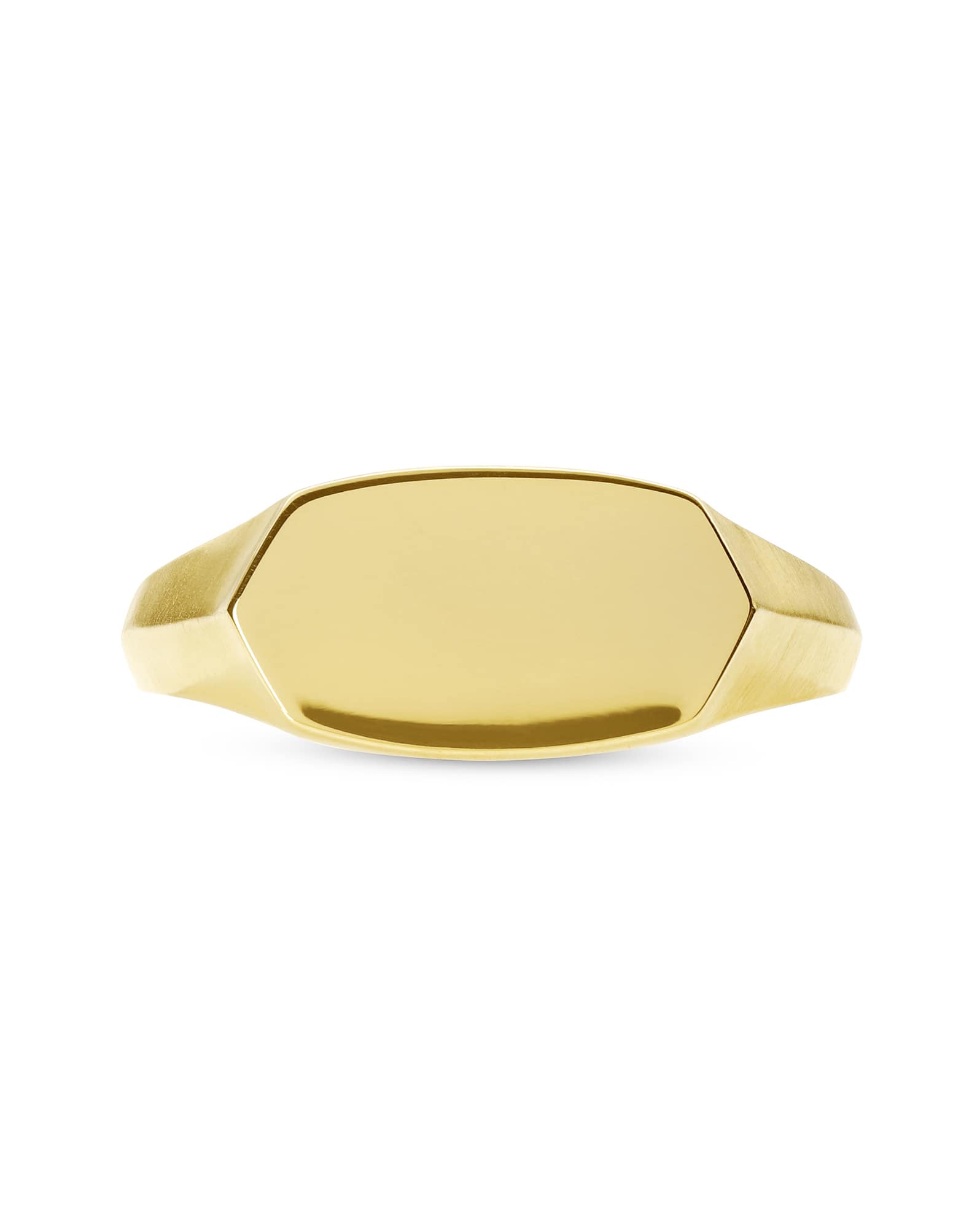 Elisa Signet Ring in 18k Gold Vermeil