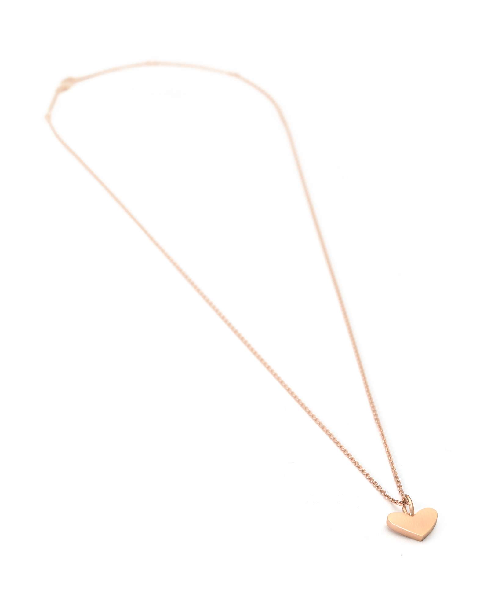ARI HEART CHARM NECKLACE 18K ROSE GOLD VERMEIL
