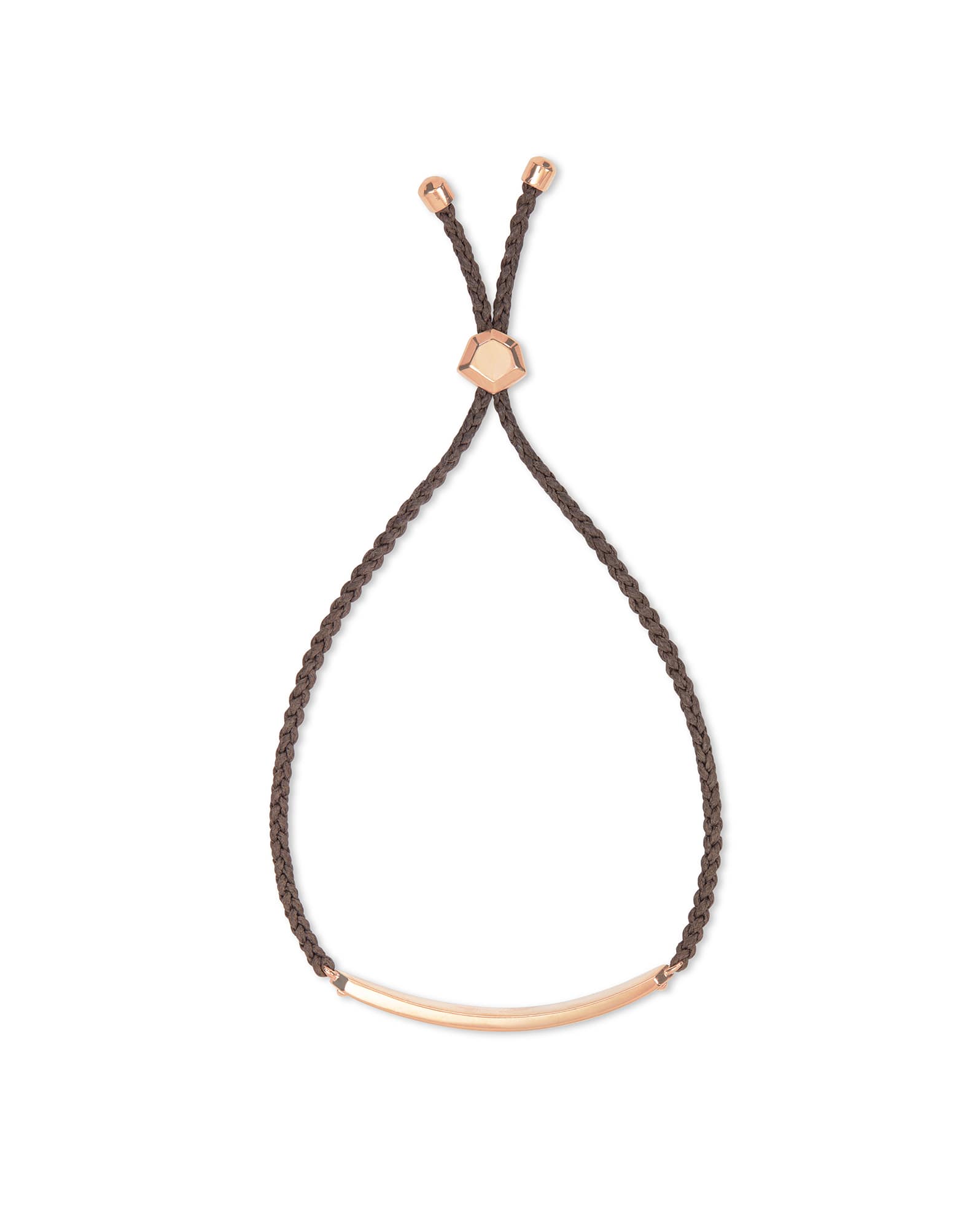 Mattie Bar Cord Bracelet in 18k Rose Gold Vermeil