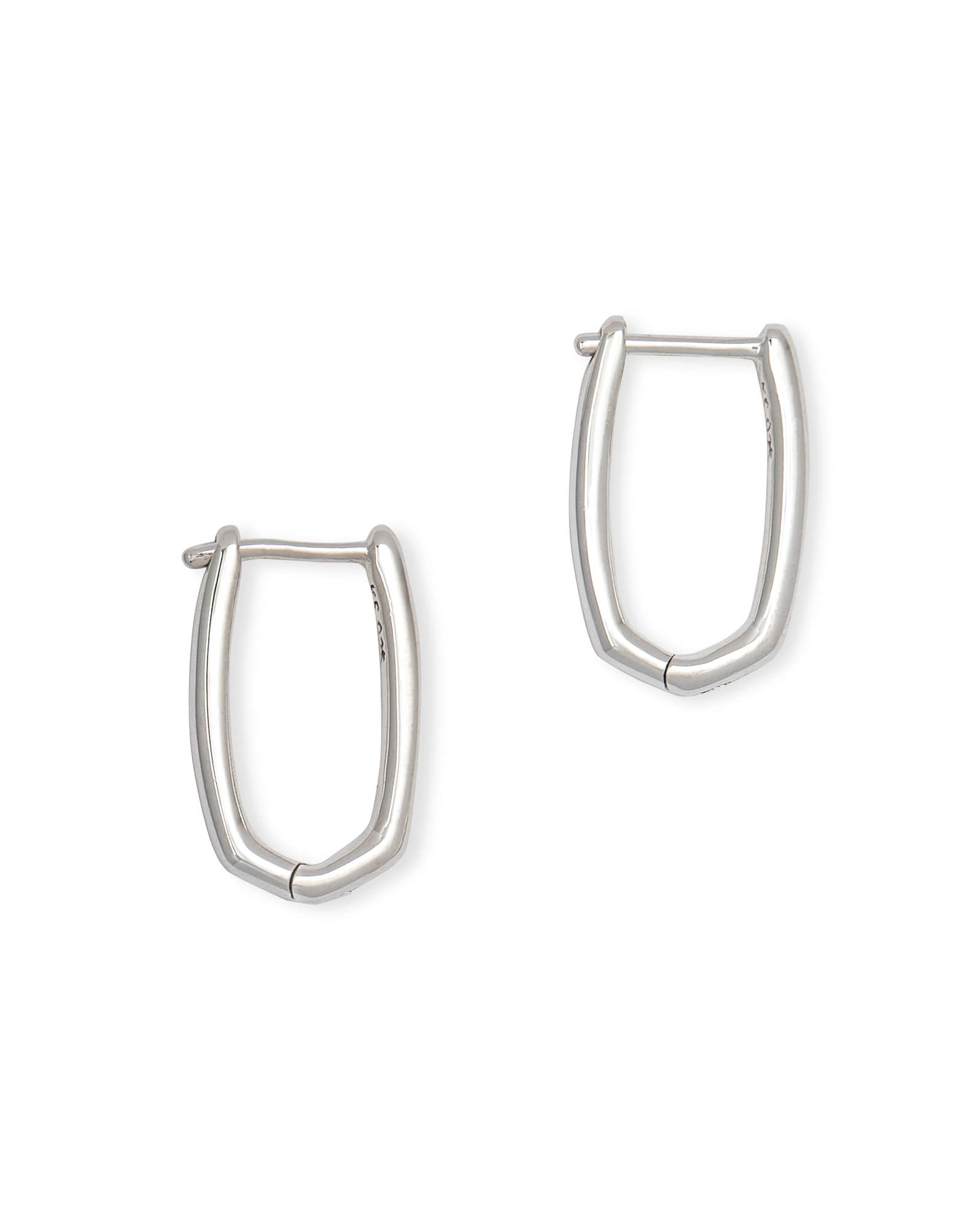 Ellen Huggie Earrings in Sterling Silver