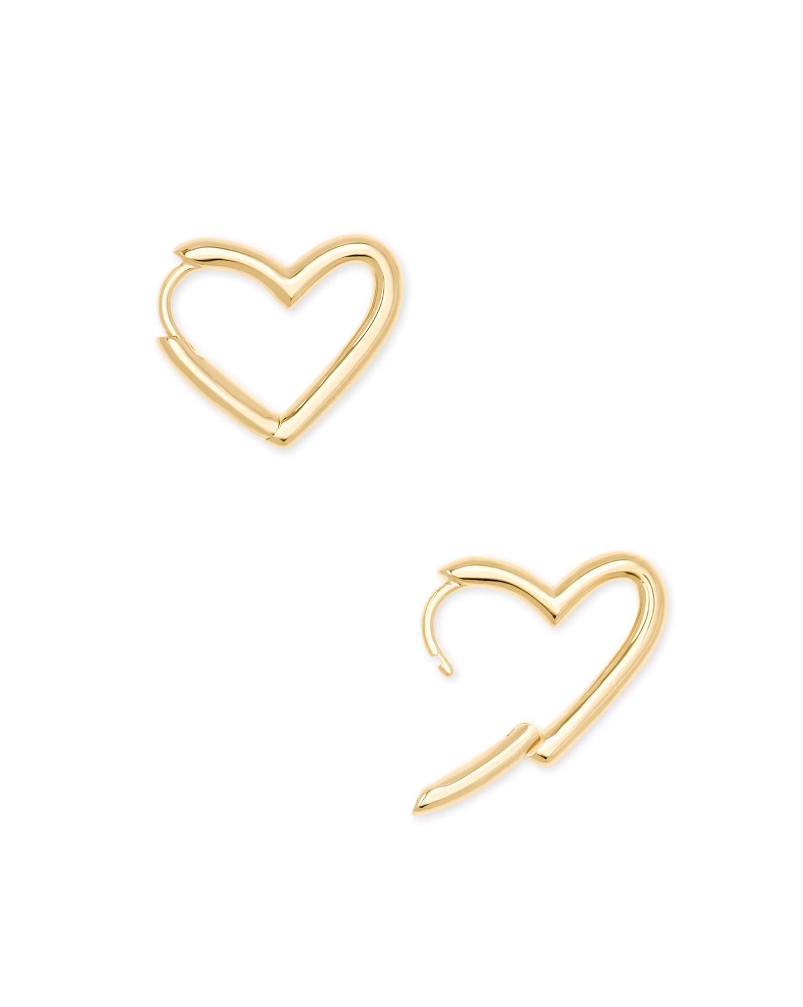 Ari Open Heart Hoop Earrings