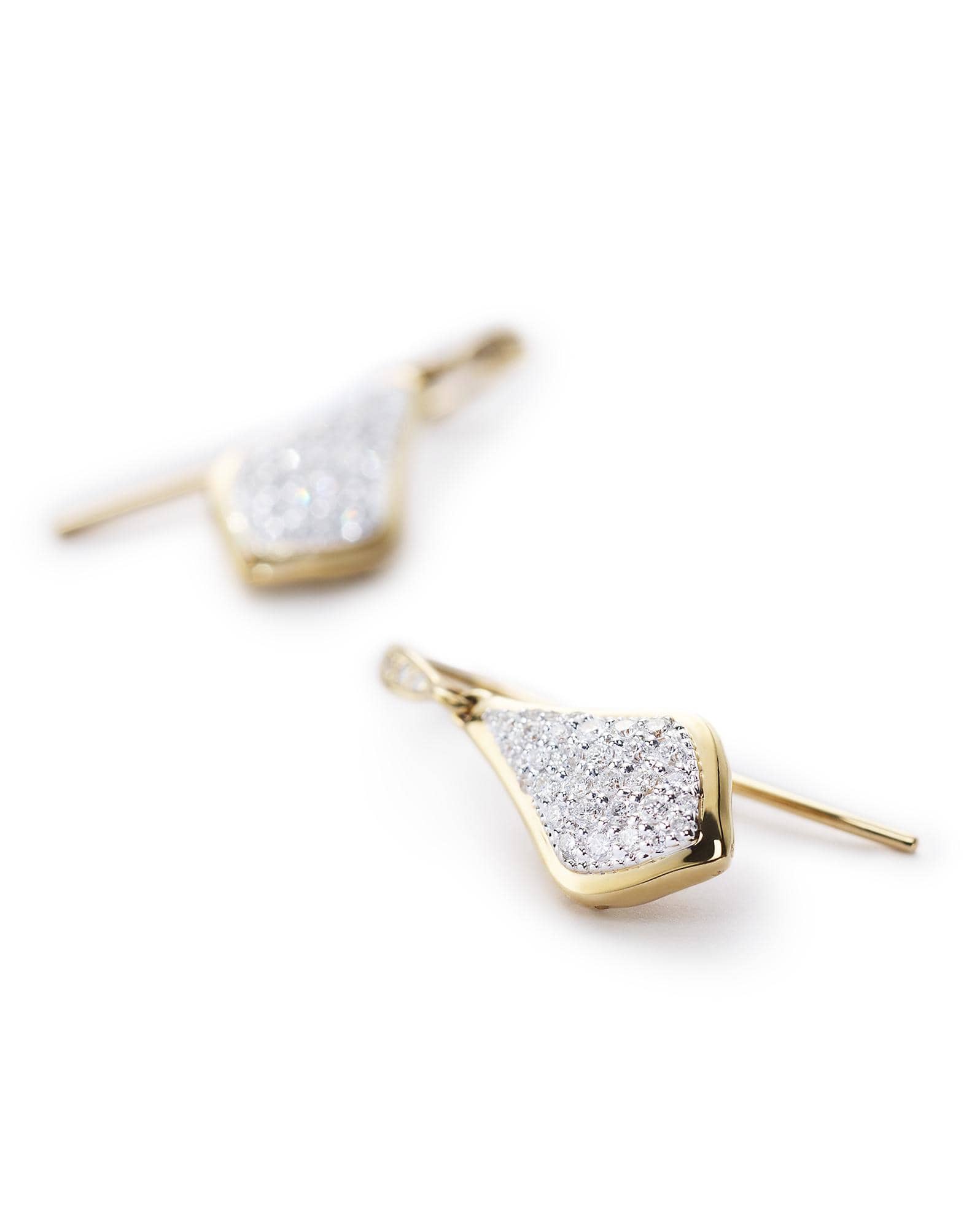 Lexi Drop Earrings in Pave Diamonds 