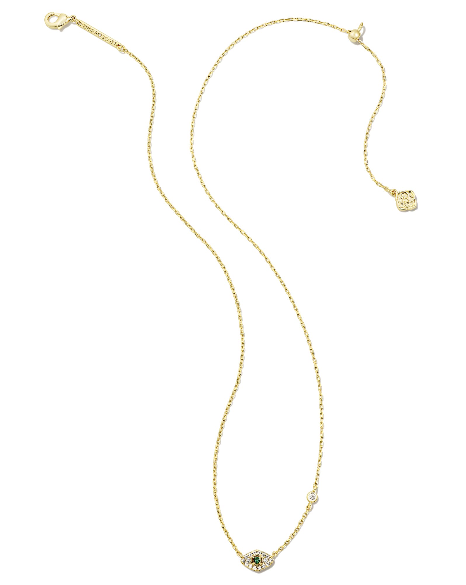 Ashrafa Eye Short Pendant Necklace