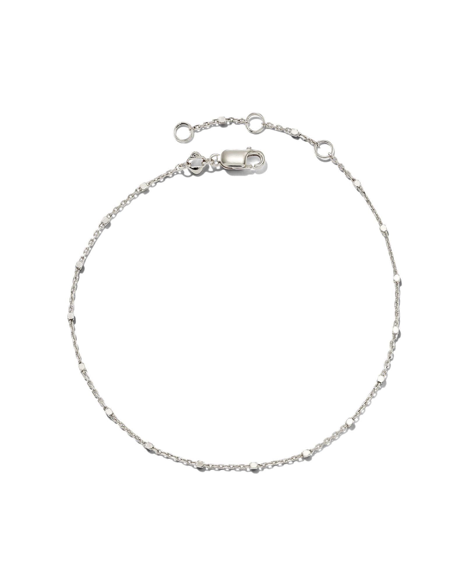 Single Satellite Chain Bracelet in Sterling Silver