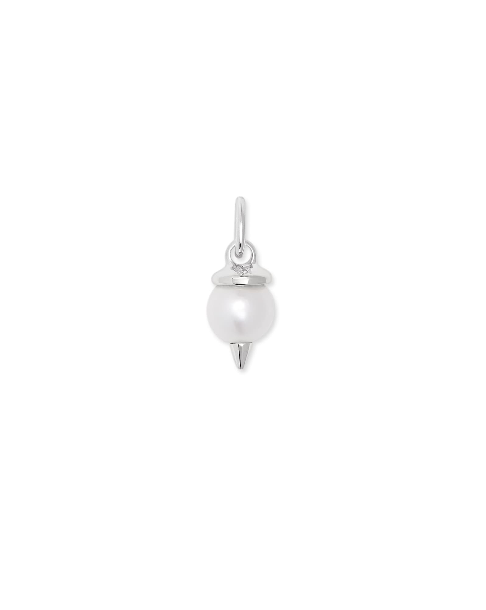 Pearl Charm in Sterling Silver