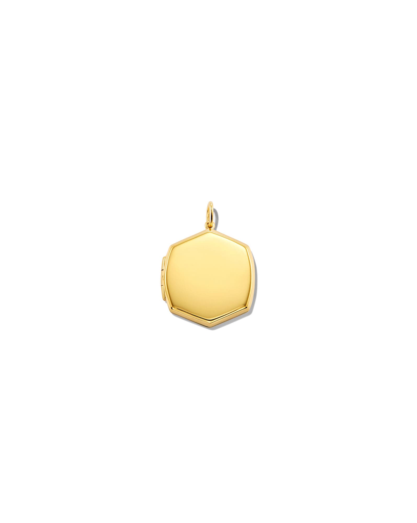 Davis Locket Charm in 18k Yellow Gold Vermeil