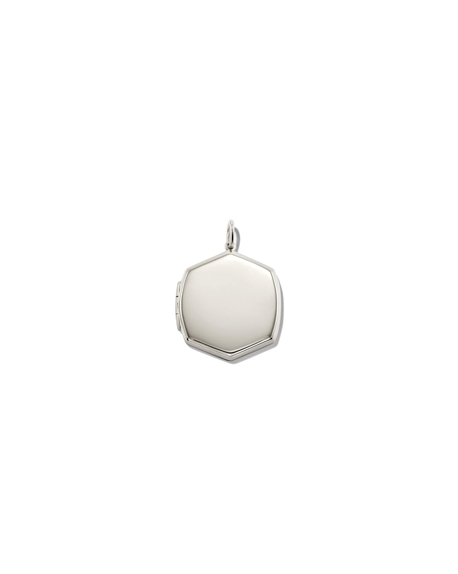 Davis Locket Charm in Sterling Silver