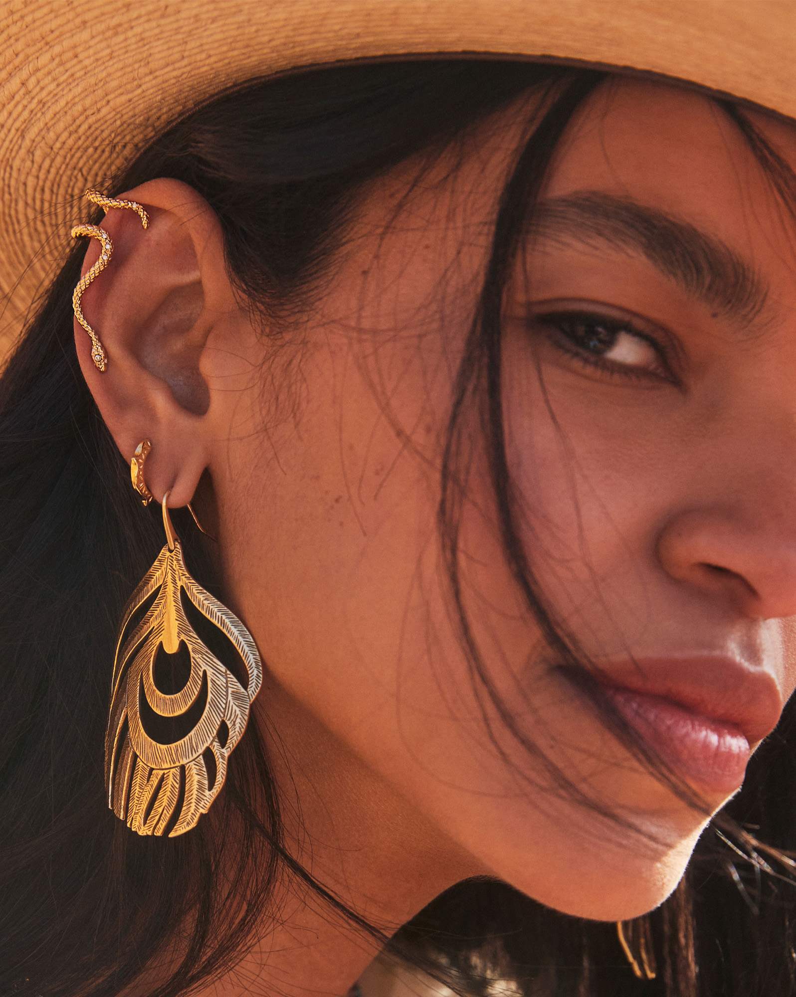 Phoenix Ear Climber Earrings