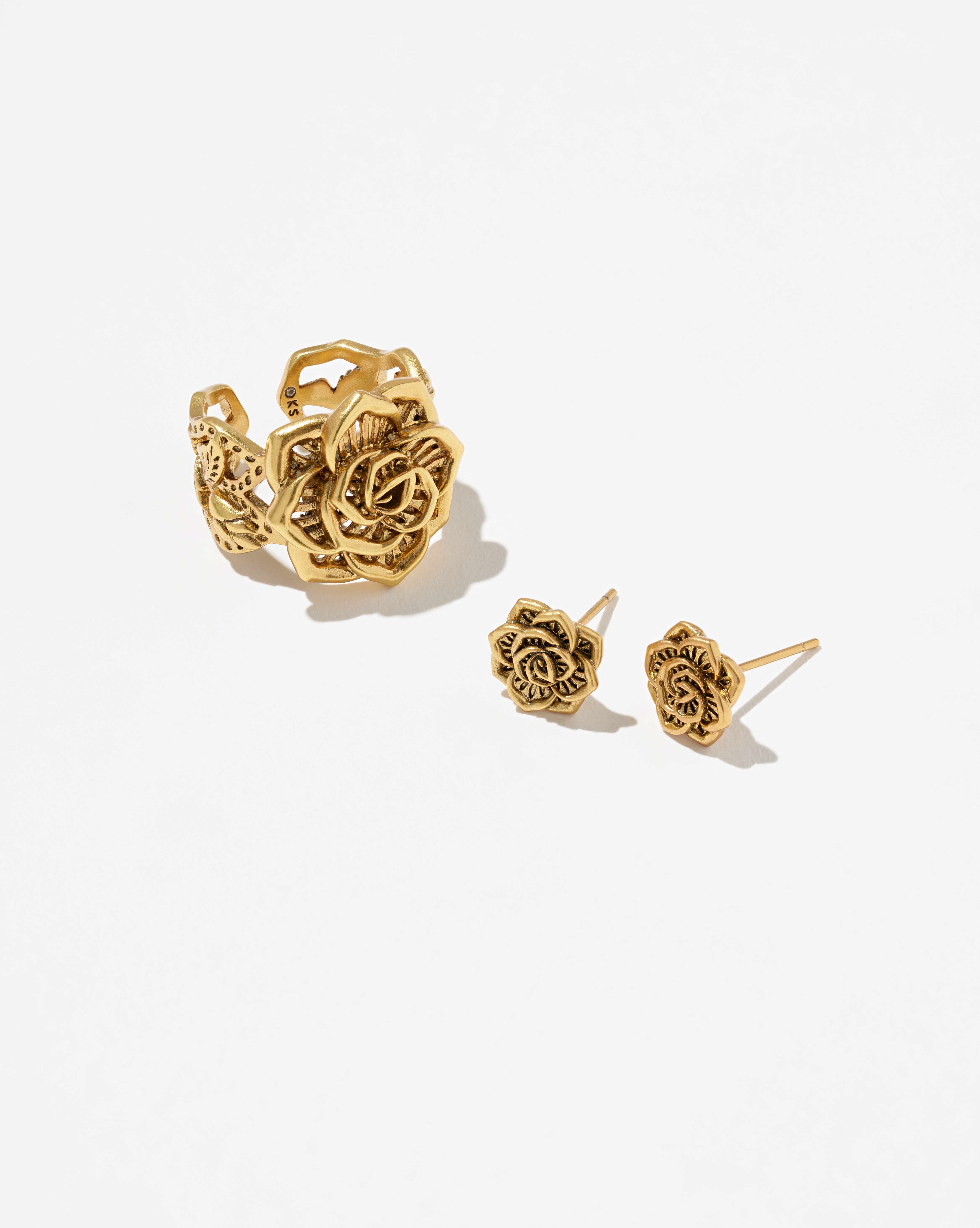 Ansel Ring and Earrings Set, , large