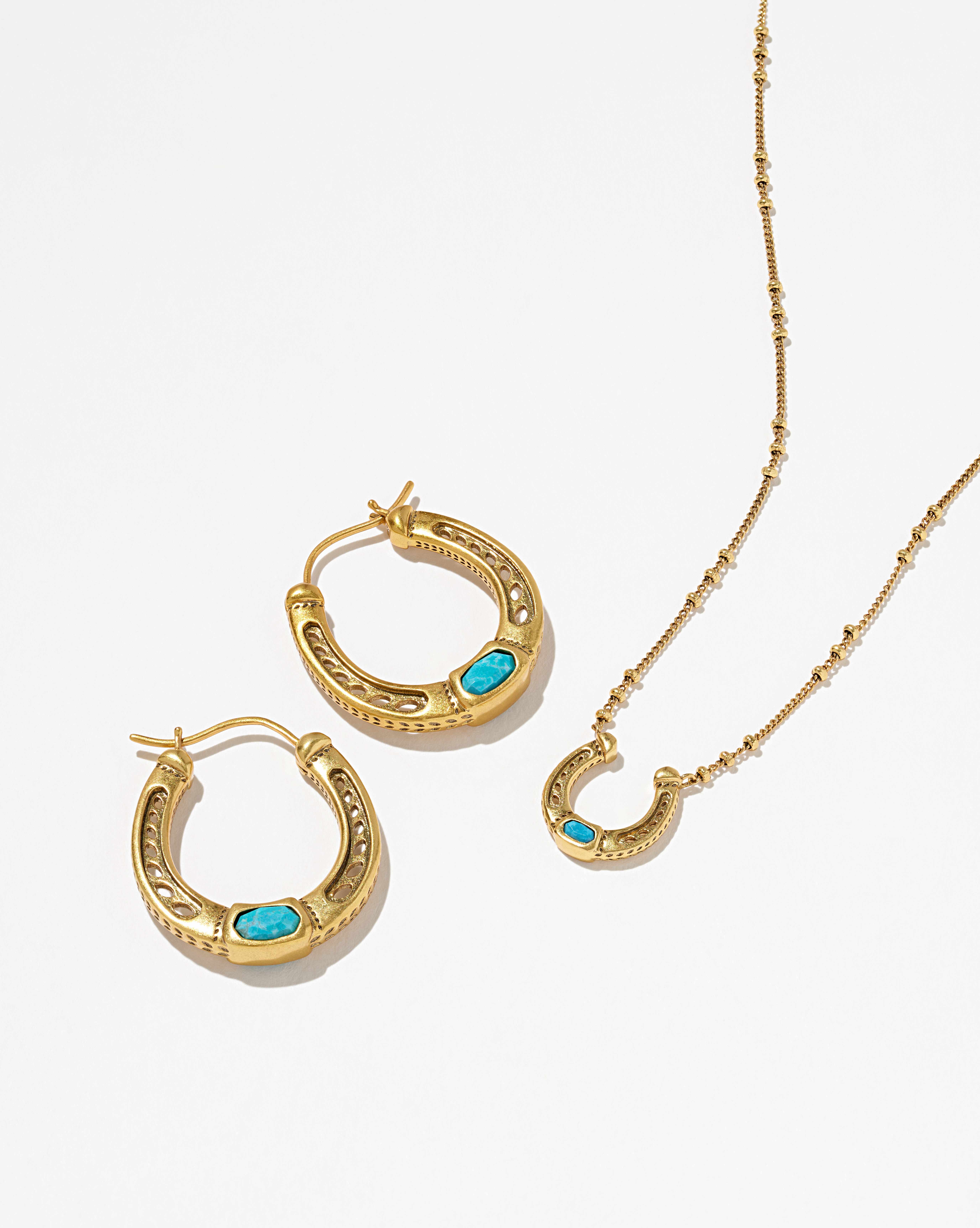 Noble Earrings and Necklace Set, , large