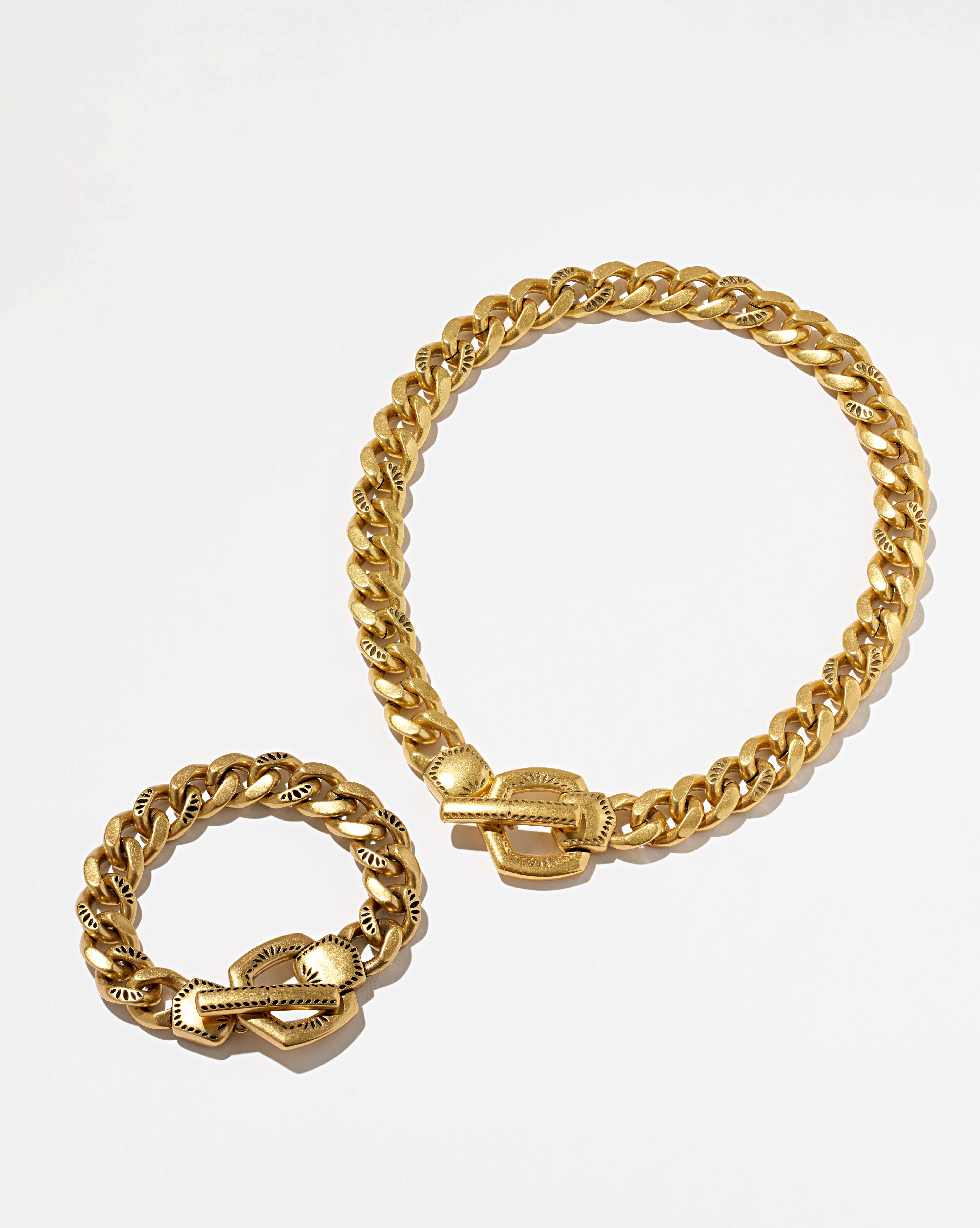 Keziah Statement Necklace and Bracelet Set, , large
