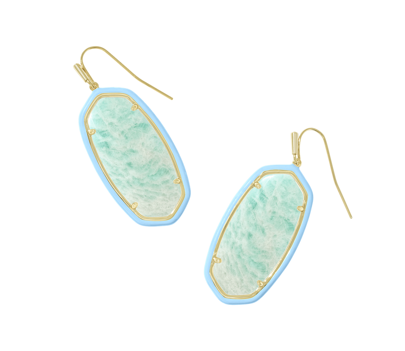 Kendra Scott Elle Enamel Frame Drop Earrings