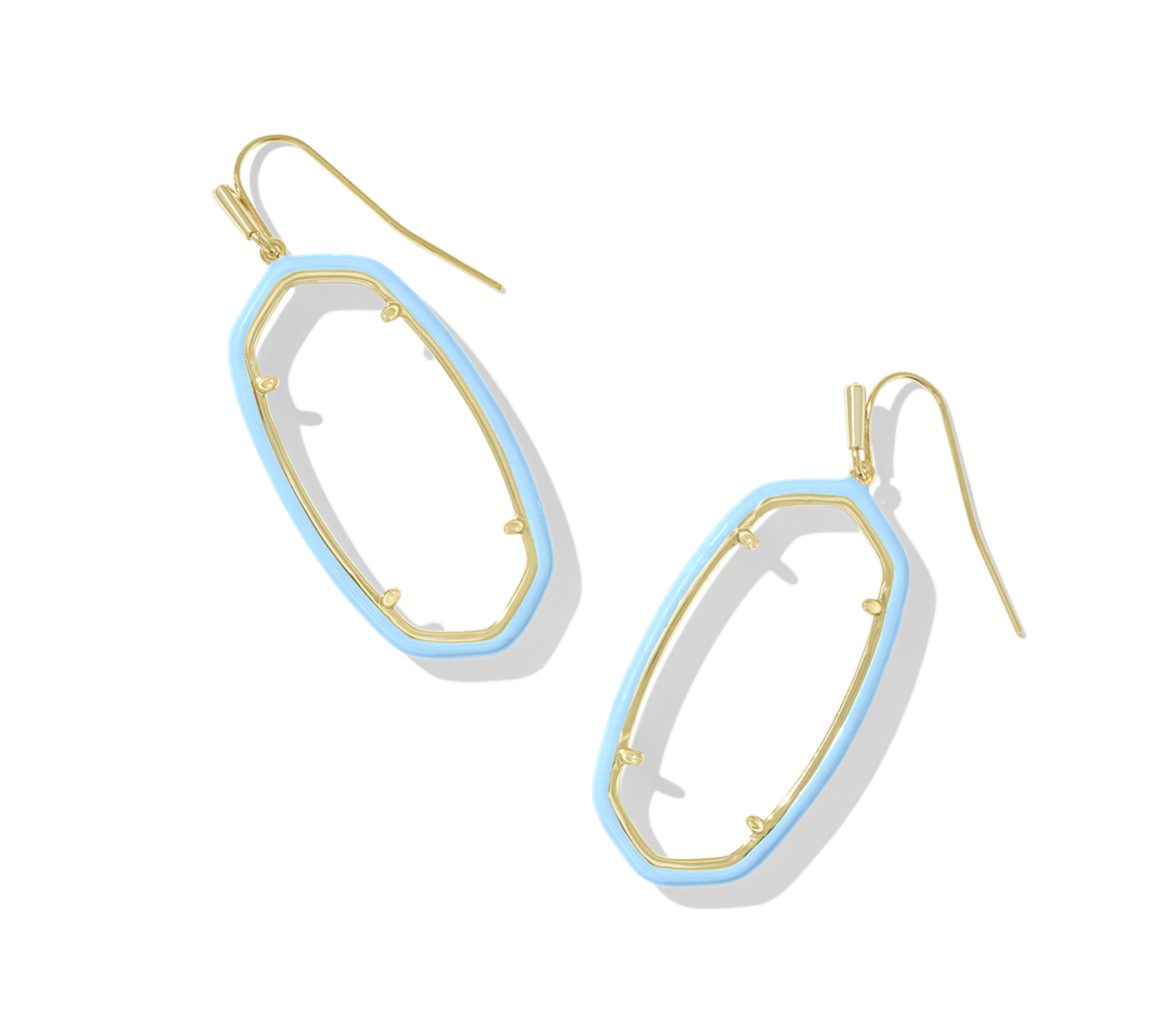 Kendra Scott Elle Enamel Frame Drop Earrings