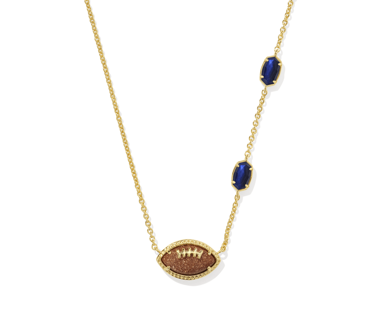 Kendra Scott Emilie Football Short Pendant Necklace