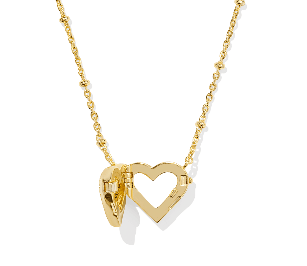 Kendra Scott Ari Heart Locket Short Pendant Necklace
