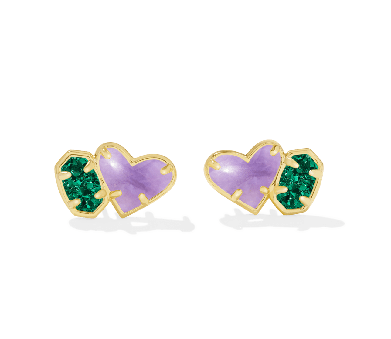Kendra Scott Ari Heart and Emilie Stud Earrings