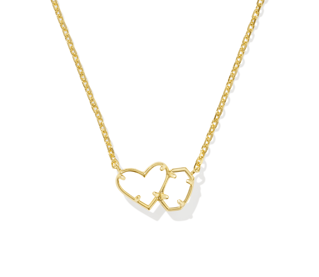Kendra Scott Ari Heart and Emilie Short Pendant Necklace
