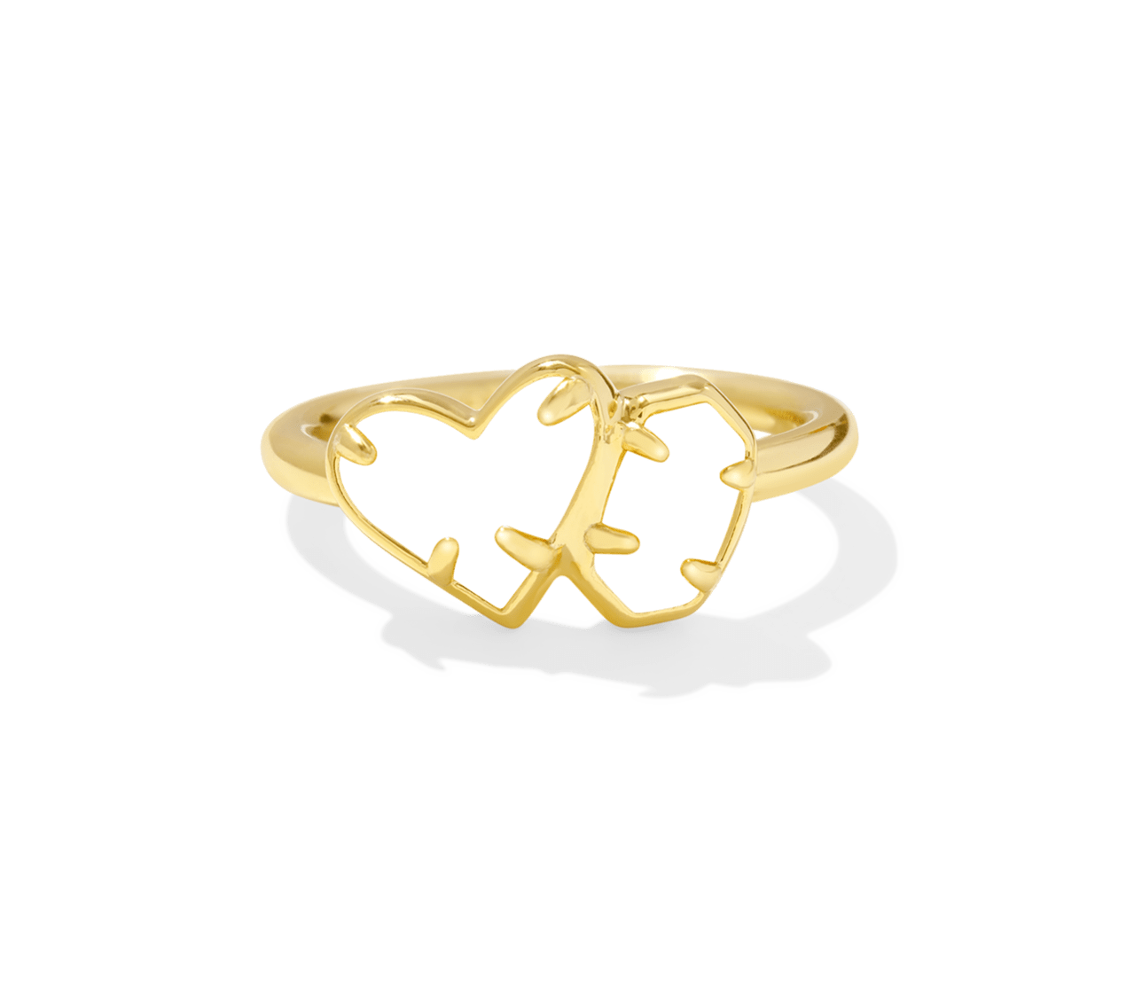 Kendra Scott Ari Heart and Emilie Band Ring
