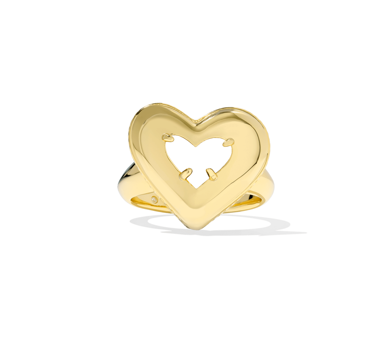 Kendra Scott Ari Puffy Heart Cocktail Ring