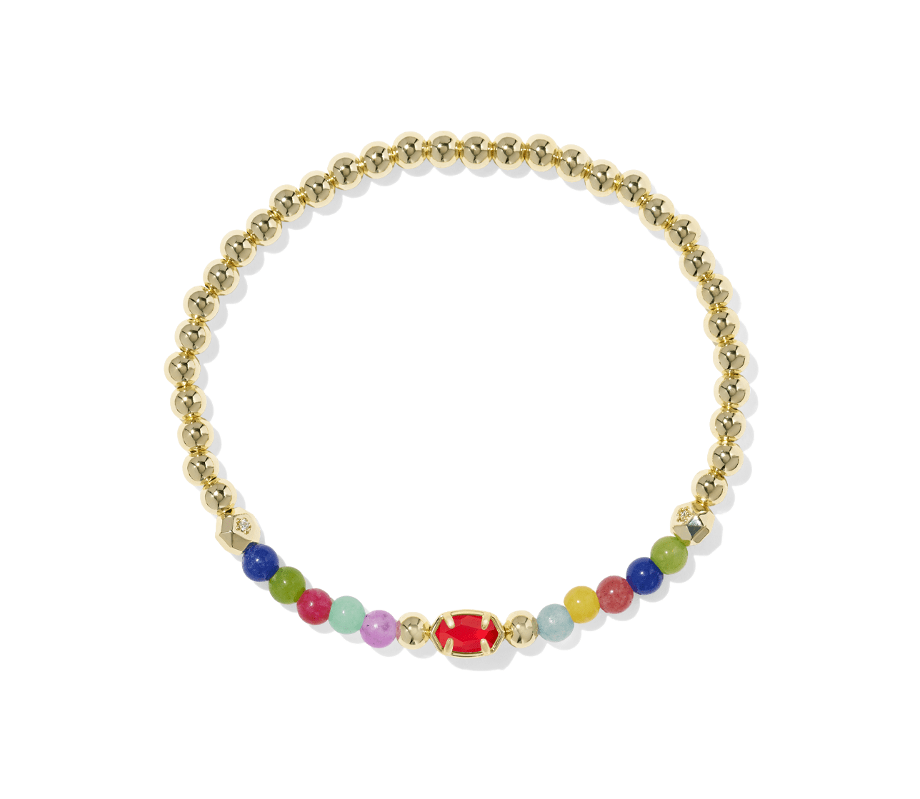 Kendra Scott Emilie Multi Mix Stone Beaded Stretch Bracelet
