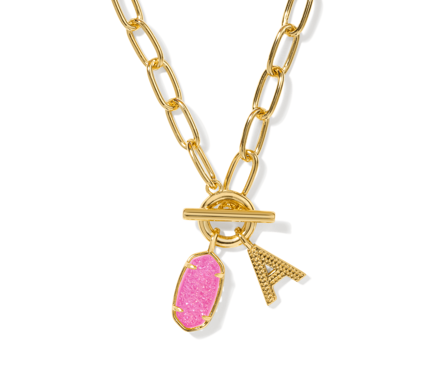Ellie Letter Link & Chain Necklace