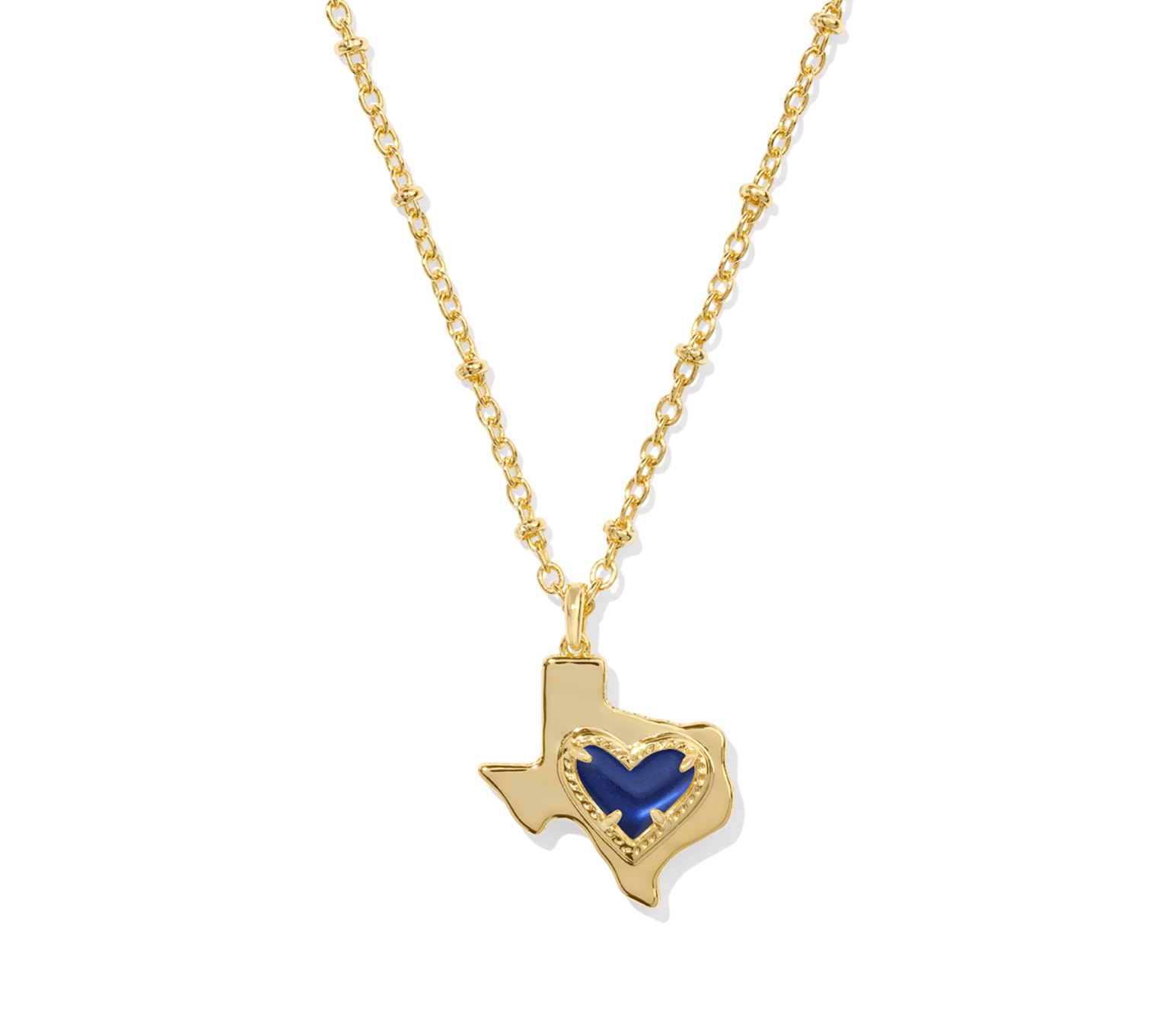 Ari Heart Texas Short Pendant Necklace