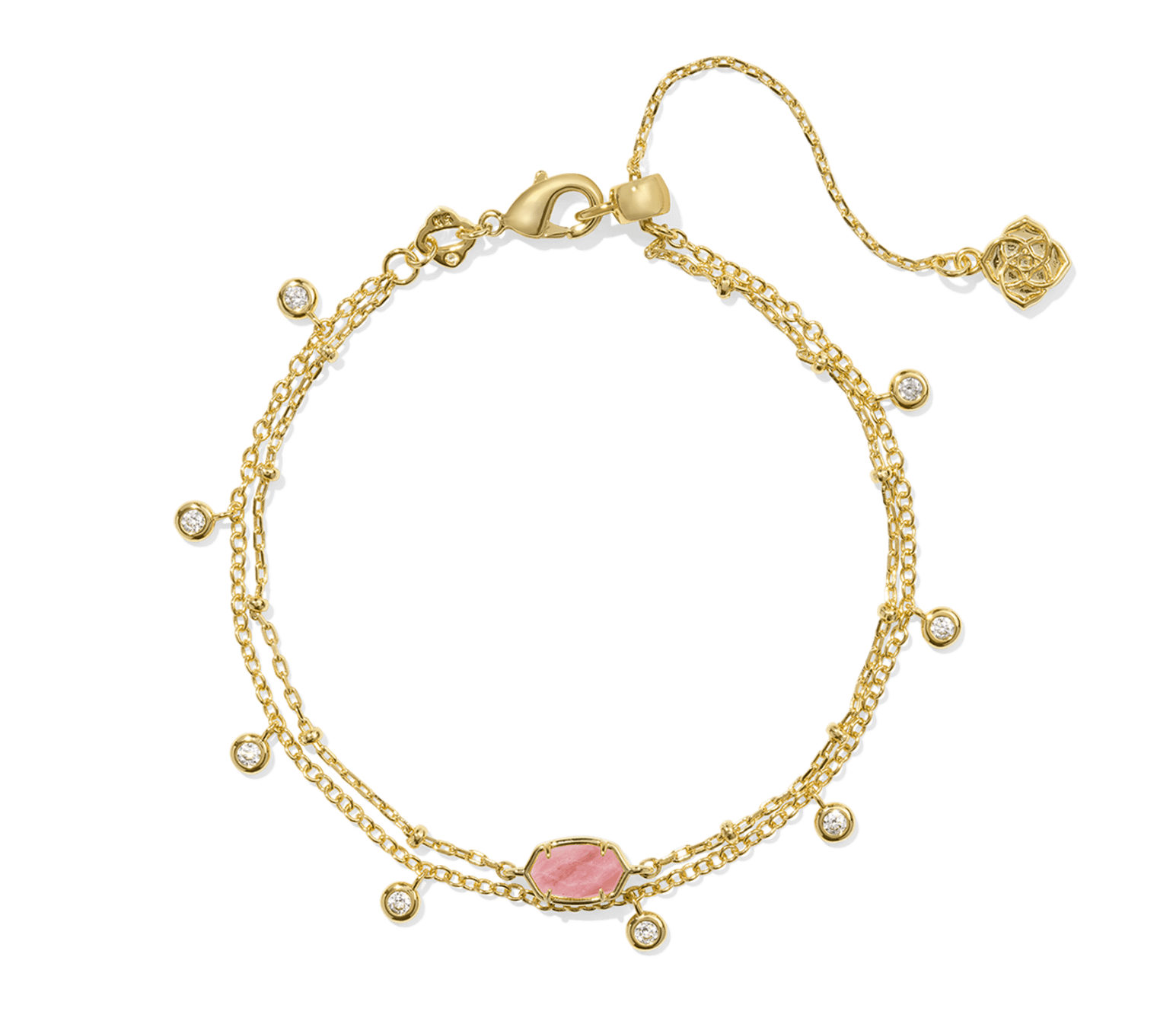 Emilie Crystal Multi Strand Bracelet