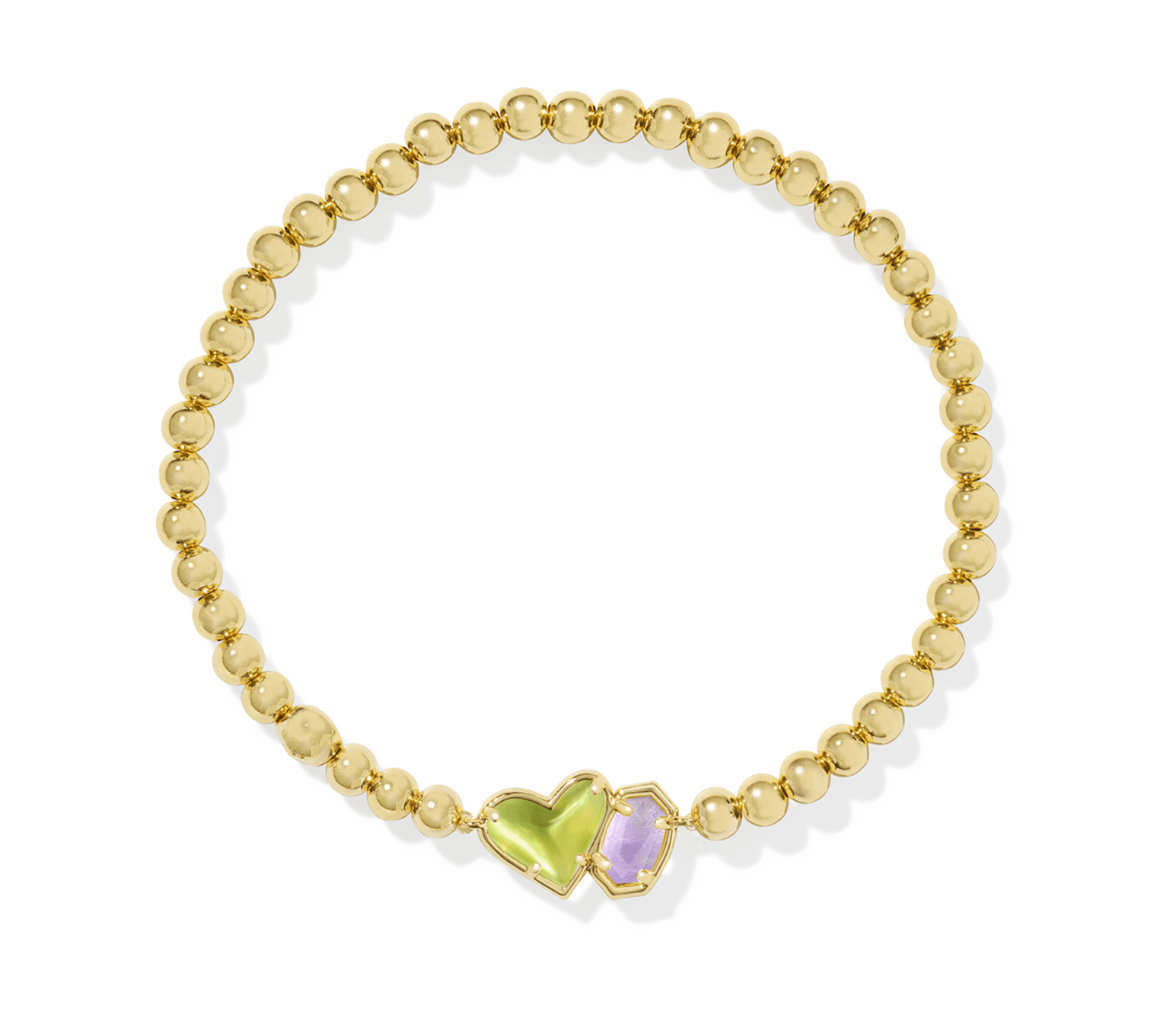 Ari Heart and Emilie Stretch Bracelet