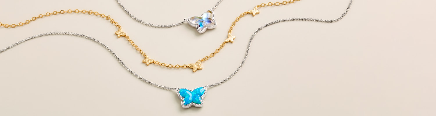 Kendra Scott Turquoise Butterfly Necklace