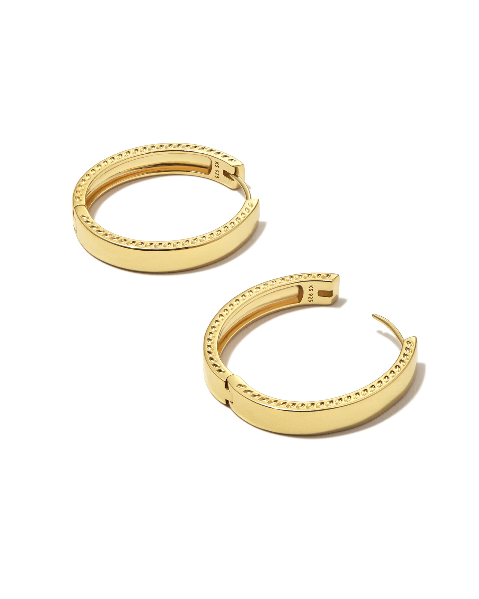 Keeley Hoop Earrings in 18k Gold Vermeil