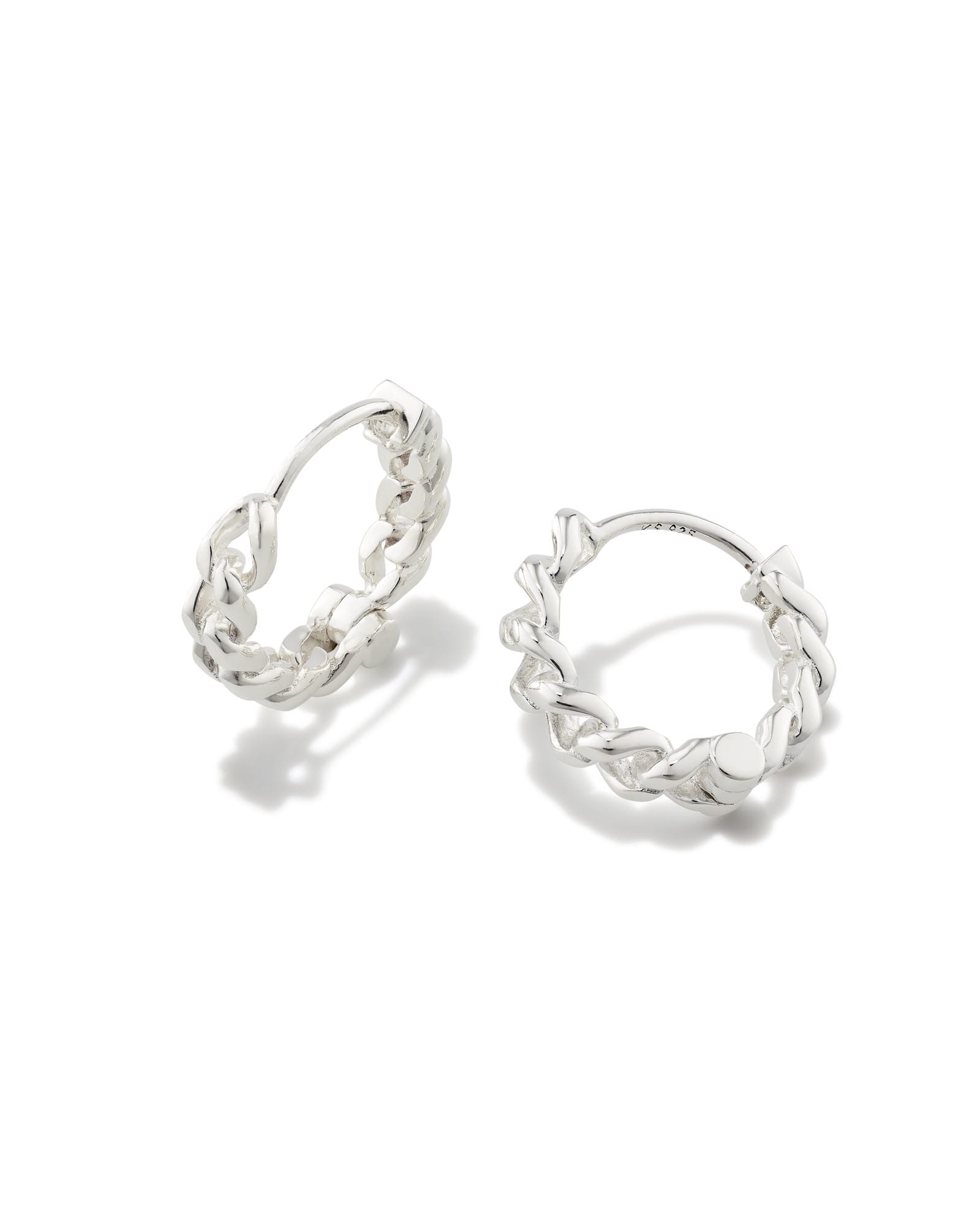 Keeley 50mm Hoop Earrings in Sterling Silver