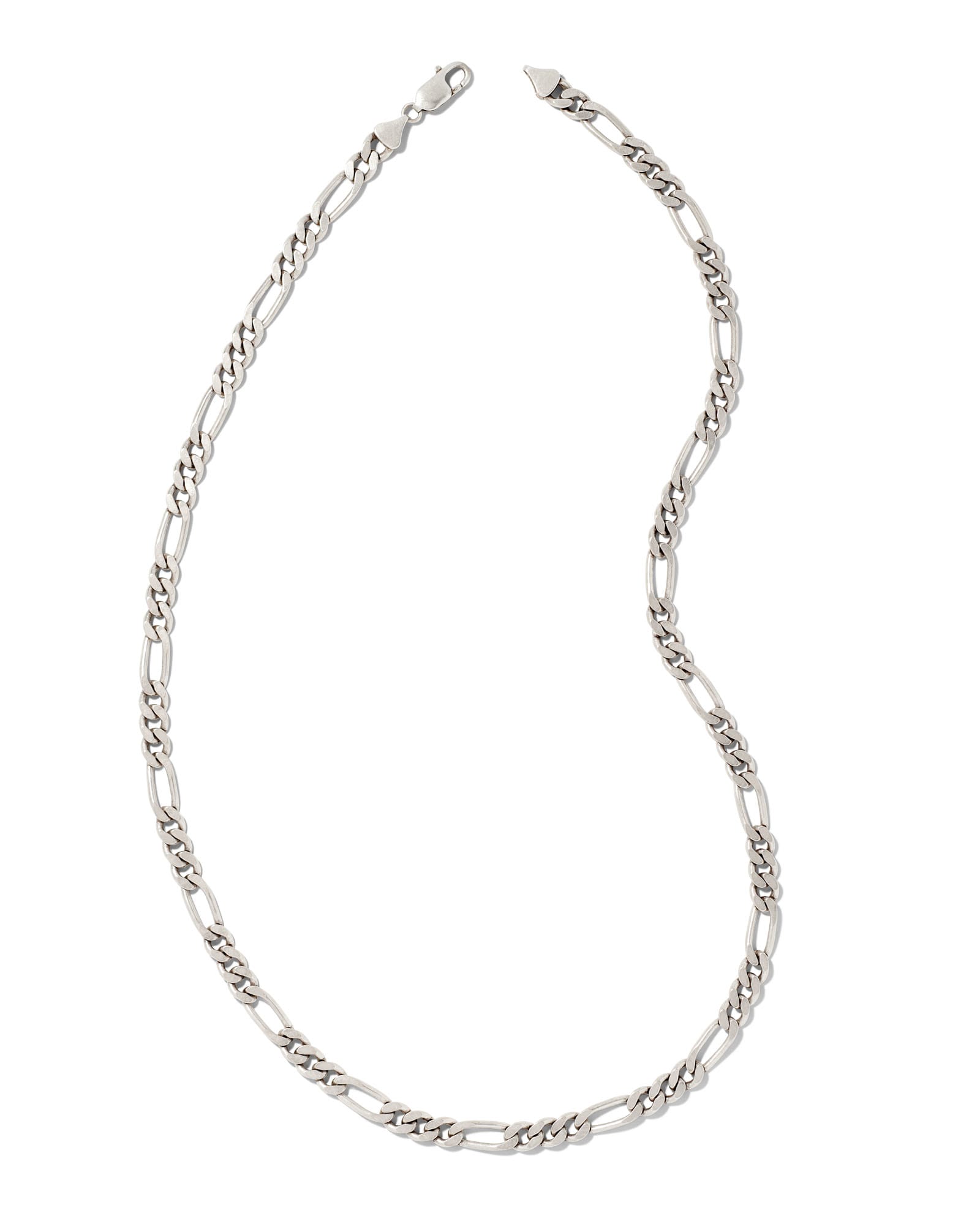 Kendra Scott Figaro Chain Necklace in Oxidized Sterling Silver | Metal