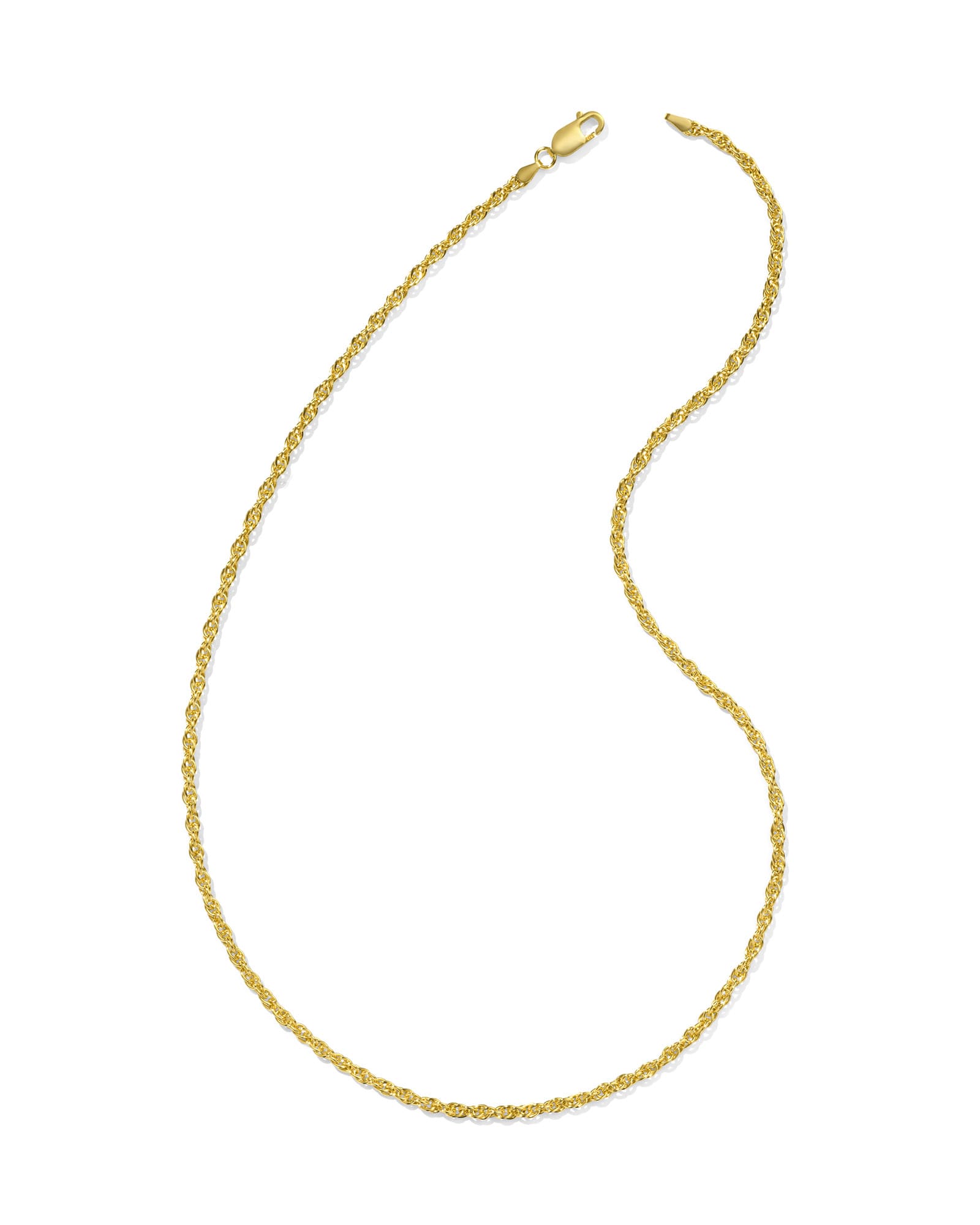 Kendra Scott Ryan 22" Rope Chain Necklace in 18k Gold Vermeil | Metal