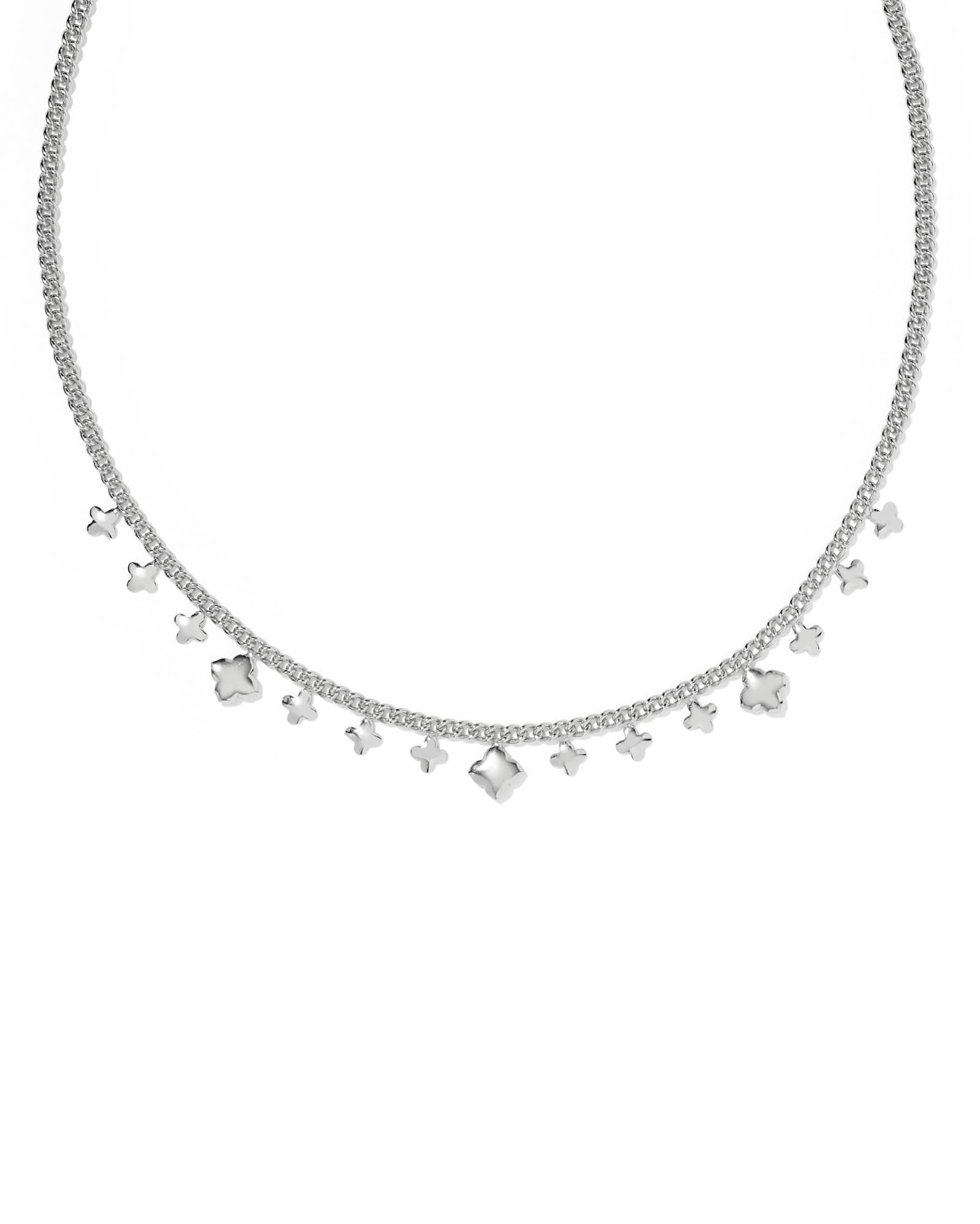 Kendra Scott Bria Silver Strand Necklace | Metal
